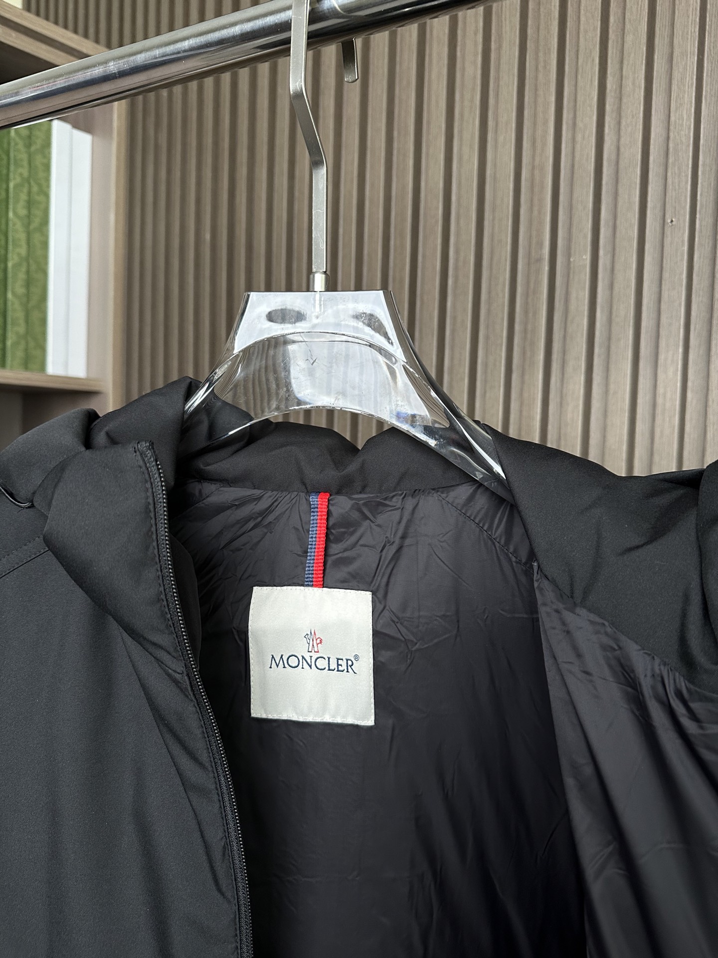 羽绒服 （黑～）Mon蒙口2025 秋冬季新品｜拼接针织羽绒服｜重塑运动高奢风格