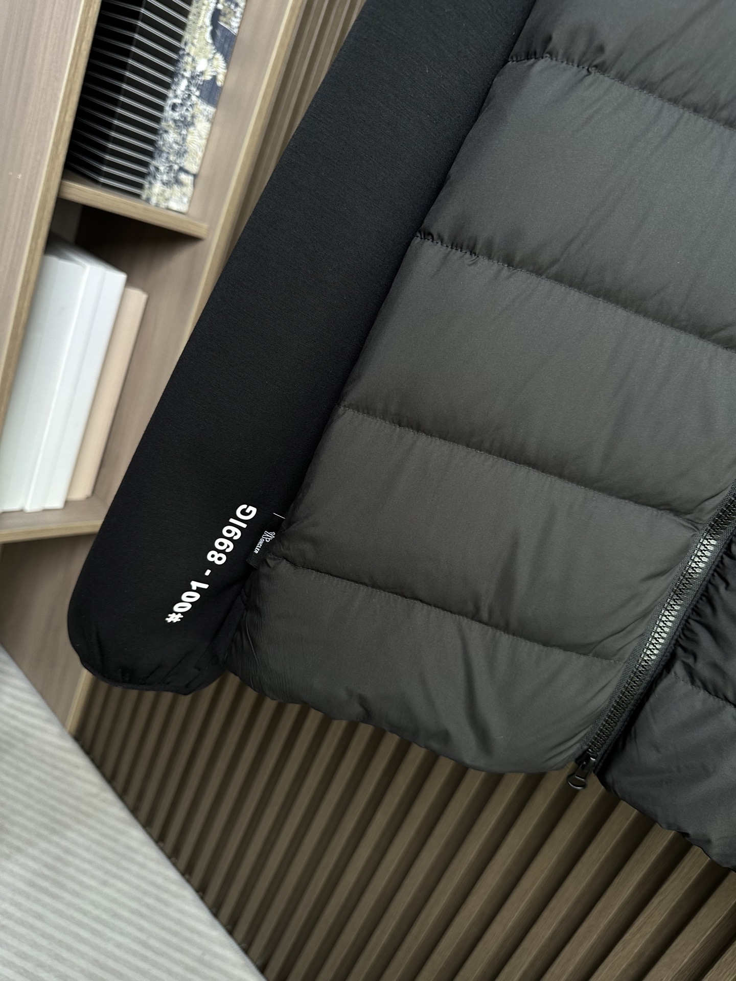 羽绒服 （黑～）Mon蒙口2025 秋冬季新品｜拼接针织羽绒服｜重塑运动高奢风格