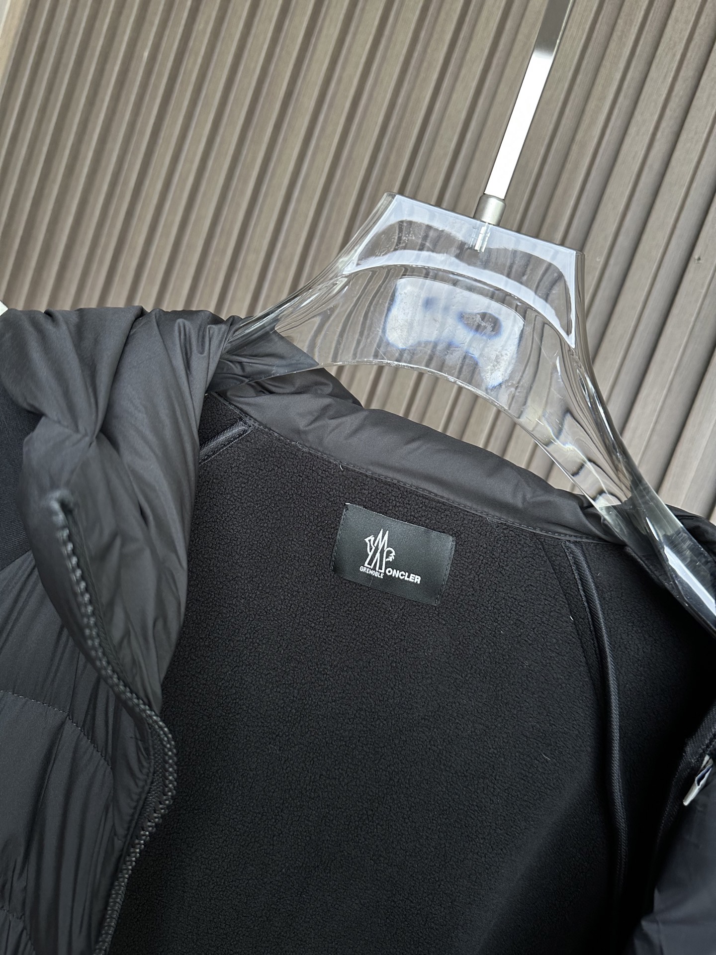 羽绒服 （黑～）Mon蒙口2025 秋冬季新品｜拼接针织羽绒服｜重塑运动高奢风格