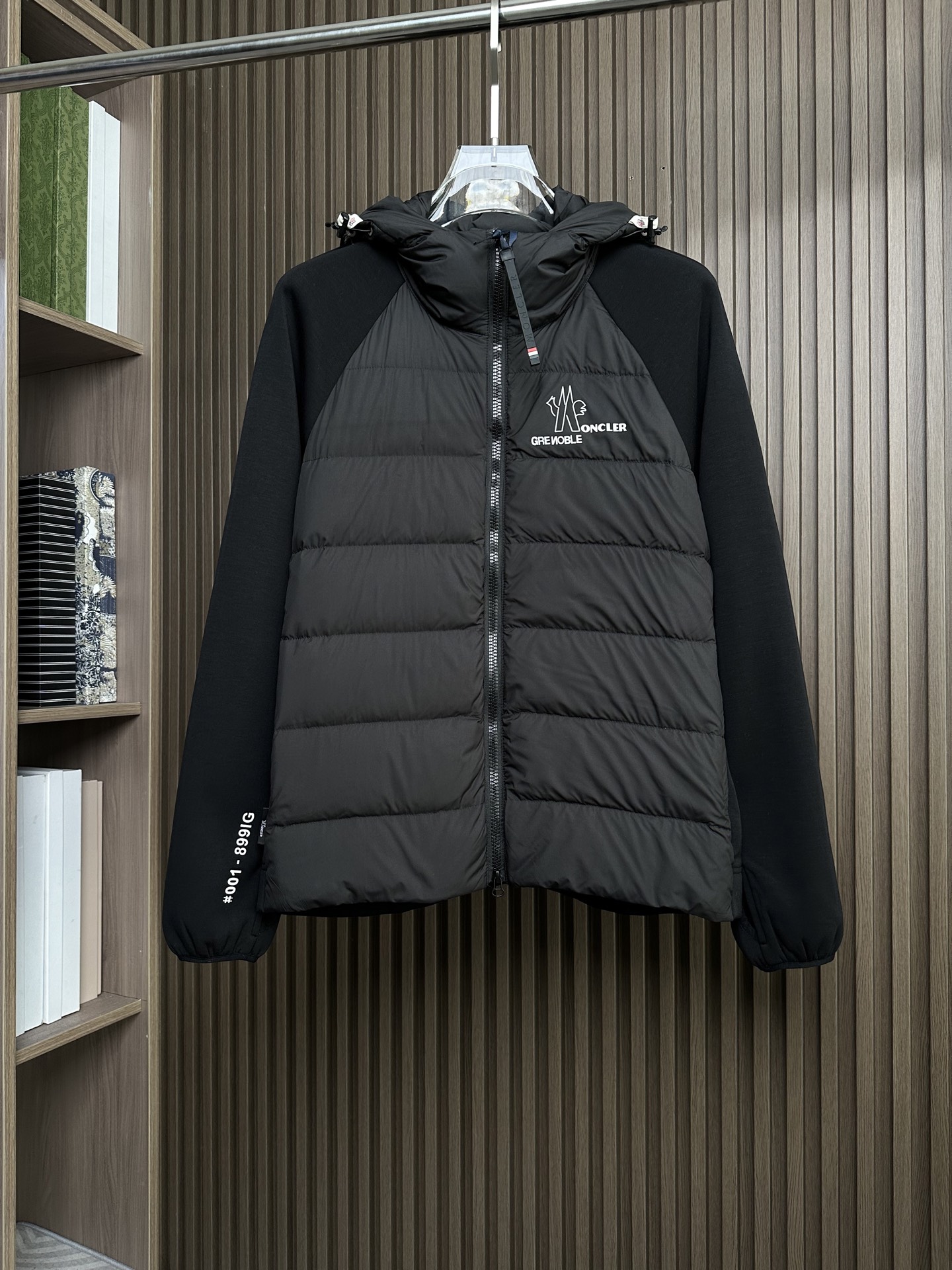 羽绒服 （黑～）Mon蒙口2025 秋冬季新品｜拼接针织羽绒服｜重塑运动高奢风格