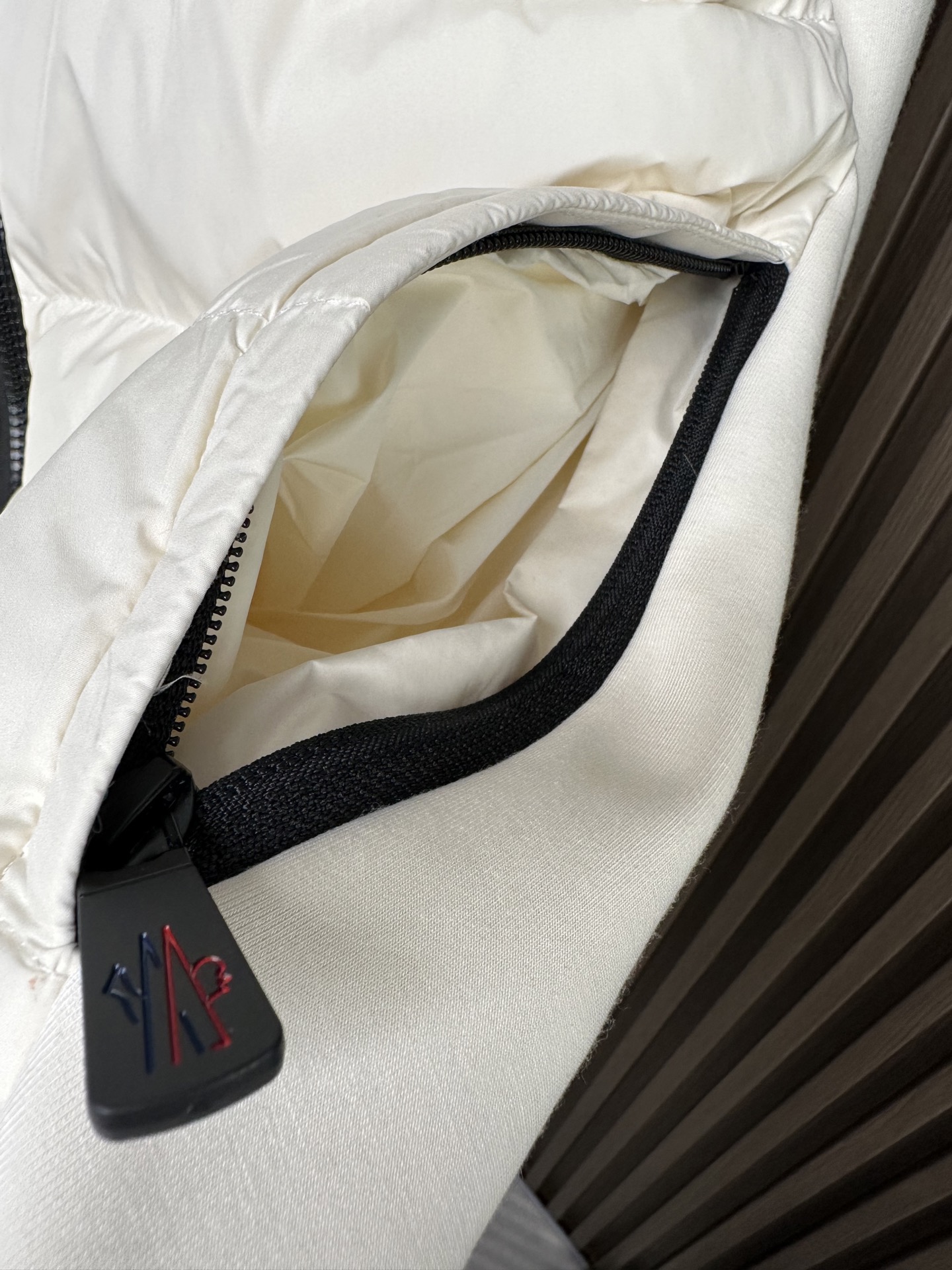 羽绒服 （白～）Mon蒙口2025 秋冬季新品｜拼接针织羽绒服｜重塑运动高奢风格