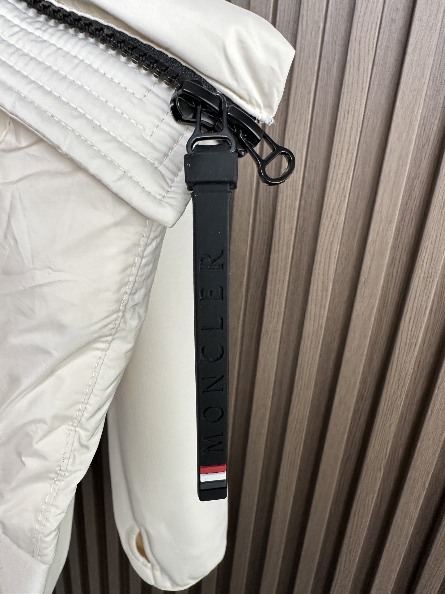 羽绒服 （白～）Mon蒙口2025 秋冬季新品｜拼接针织羽绒服｜重塑运动高奢风格