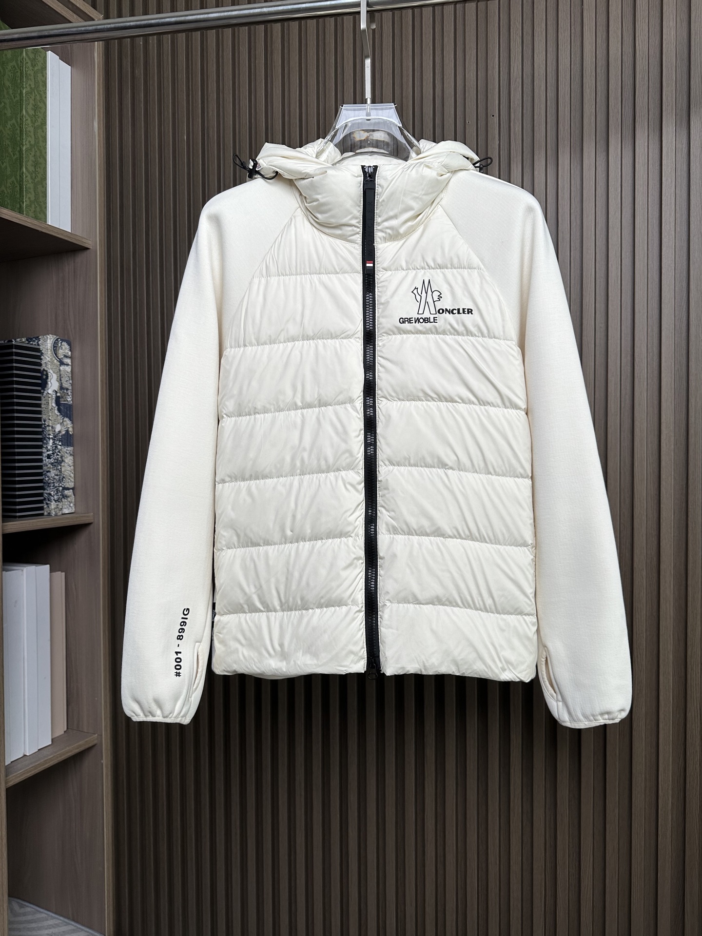 羽绒服 （白～）Mon蒙口2025 秋冬季新品｜拼接针织羽绒服｜重塑运动高奢风格