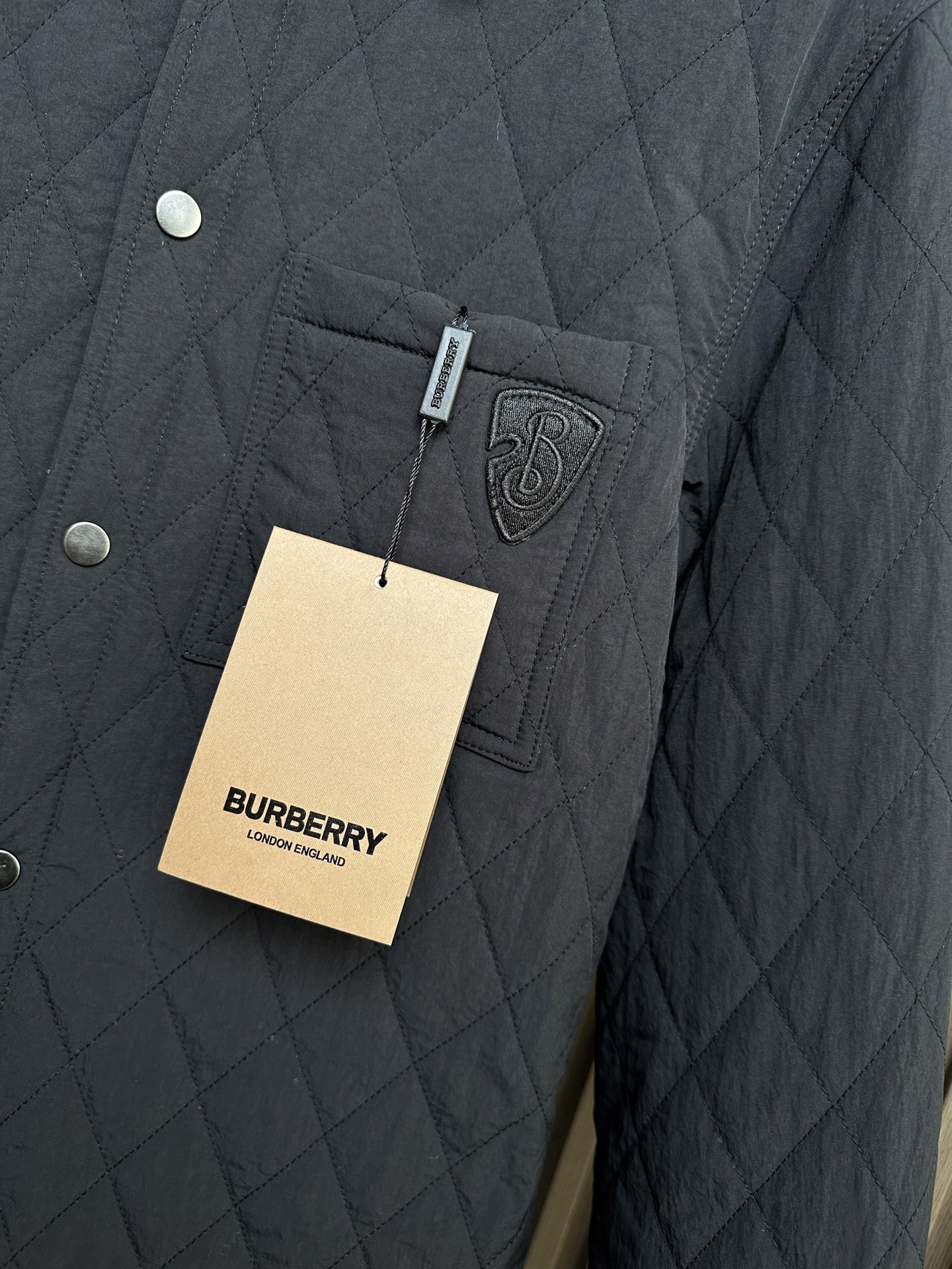 （黑正面～）25秋冬新款~BBR双面穿绗缝棉服外套