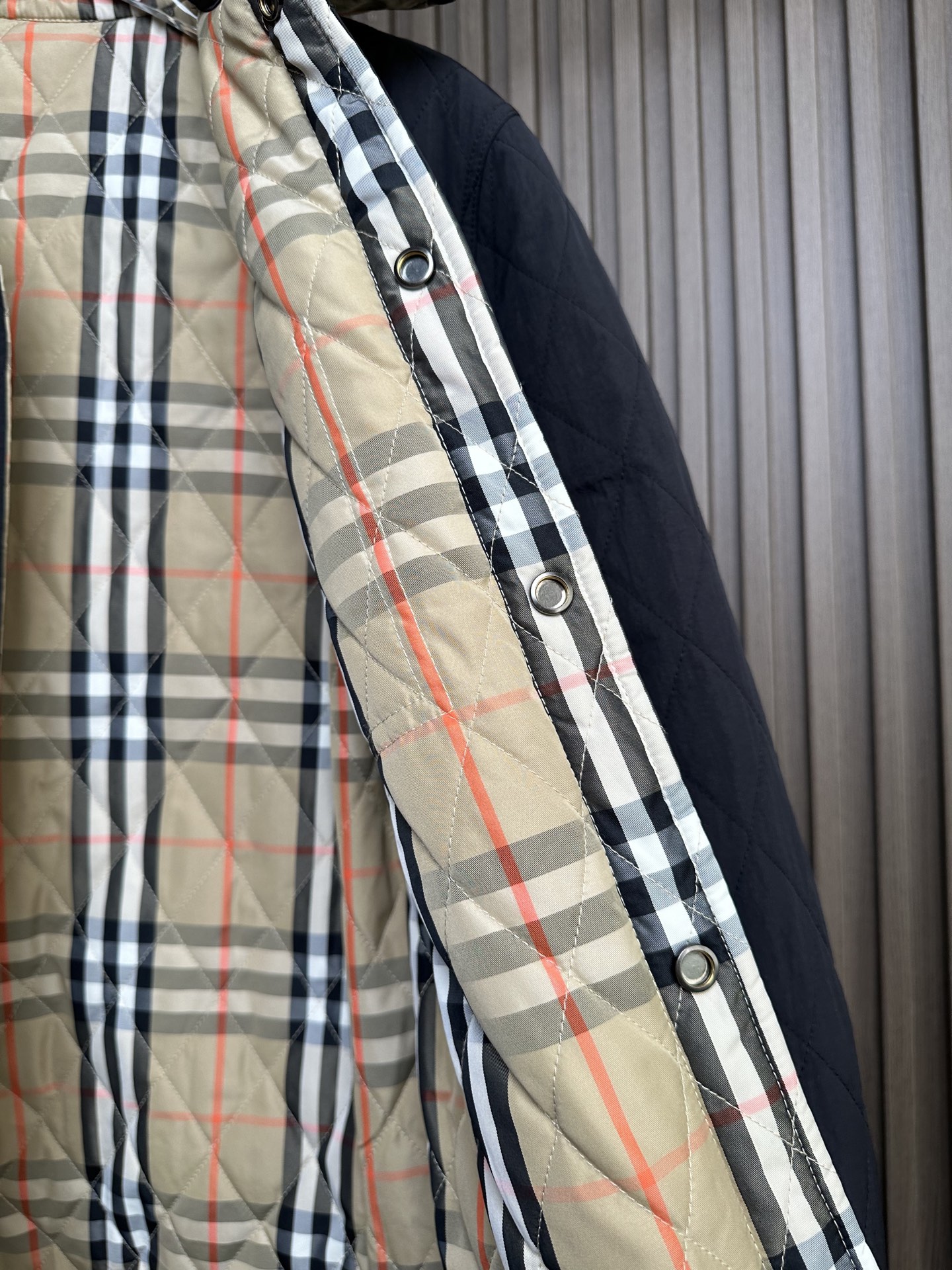 （黑正面～）25秋冬新款~BBR双面穿绗缝棉服外套