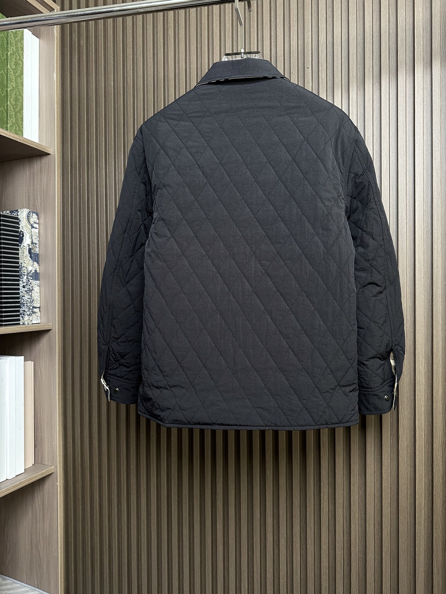 （黑正面～）25秋冬新款~BBR双面穿绗缝棉服外套