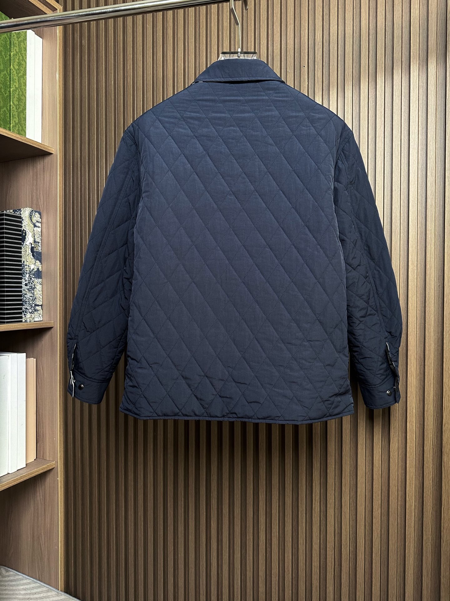 （藏青正面～）25秋冬新款~BBR双面穿绗缝棉服外套