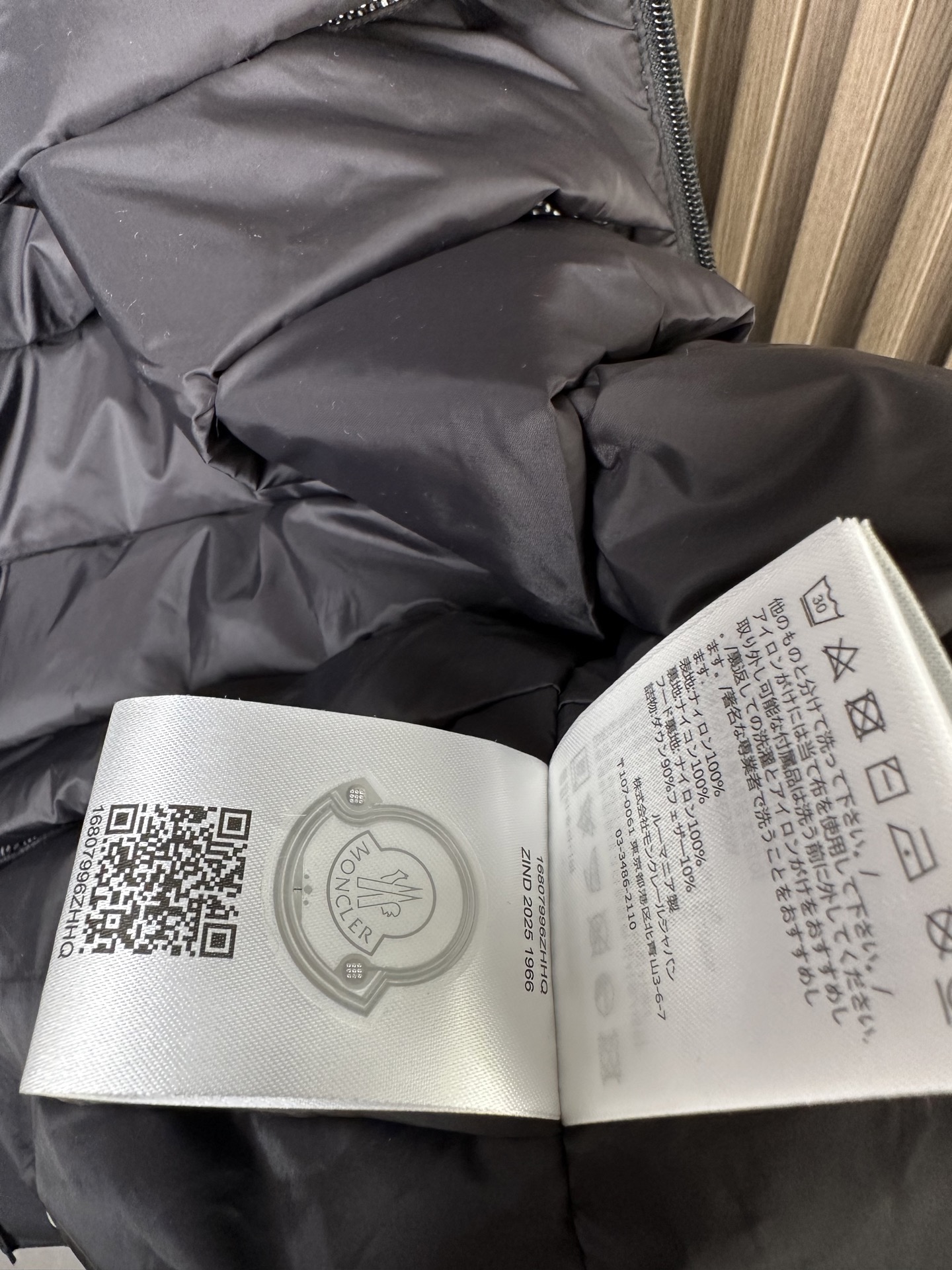 （黑～）Mon蒙口25FW秋冬新款冲锋羽绒服