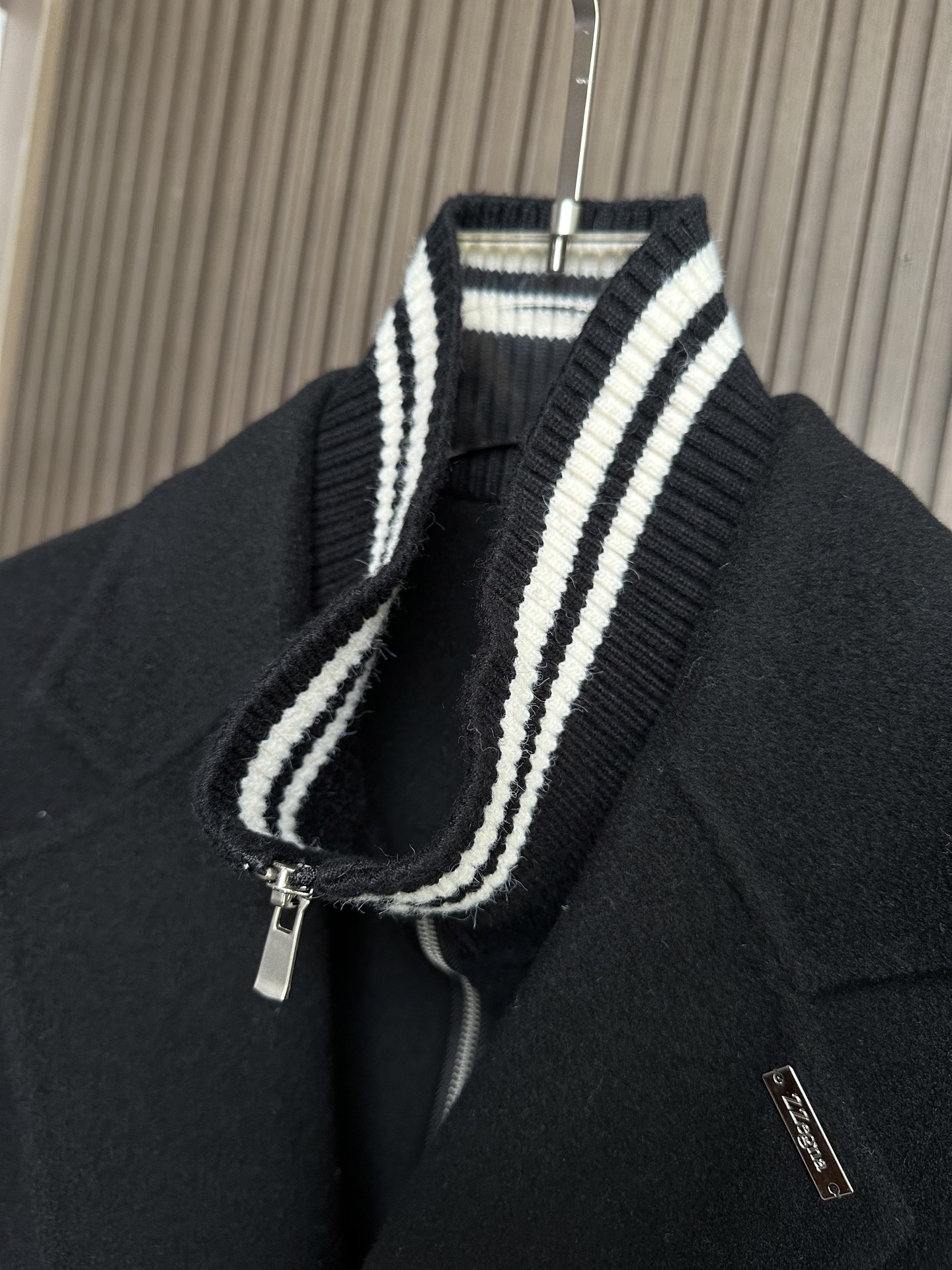 羽模式 （黑～）ZZ杰尼亚25FW秋冬新款羊毛大衣🧥，100%羊毛大衣