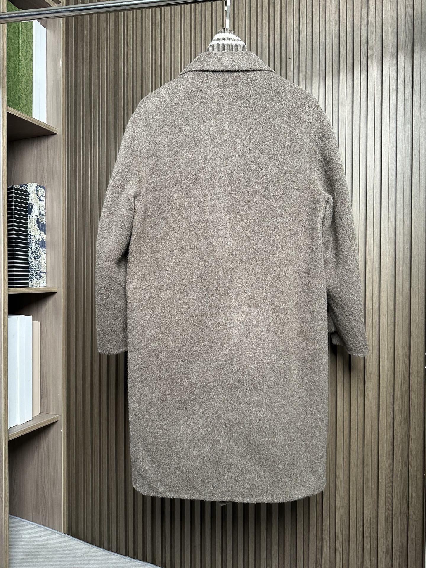 羽模式 （咖色～）ZZ杰尼亚25FW秋冬新款羊毛大衣🧥，100%羊毛大衣