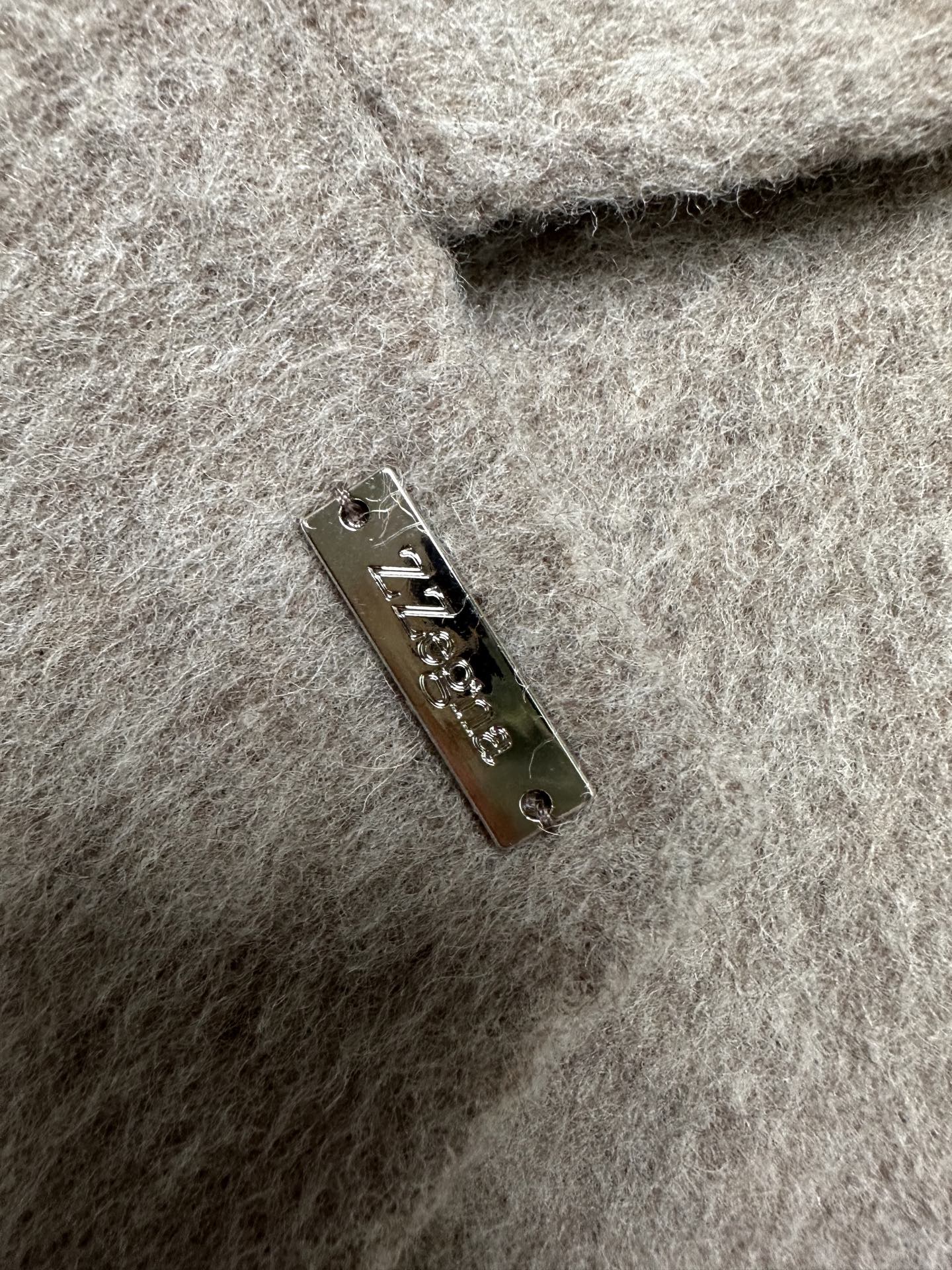 羽模式 （浅卡其～）ZZ杰尼亚25FW秋冬新款羊毛大衣🧥，100%羊毛大衣