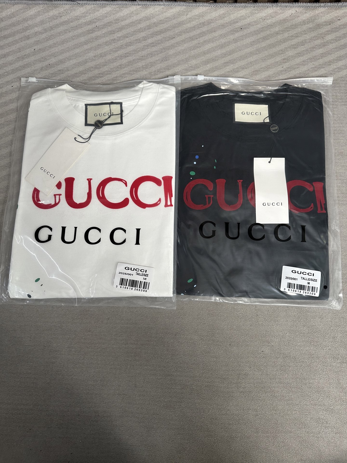 구찌 2026SS 프린트 코튼 슬림핏 반팔 티셔츠 남성 1987 Gucci T Shirt