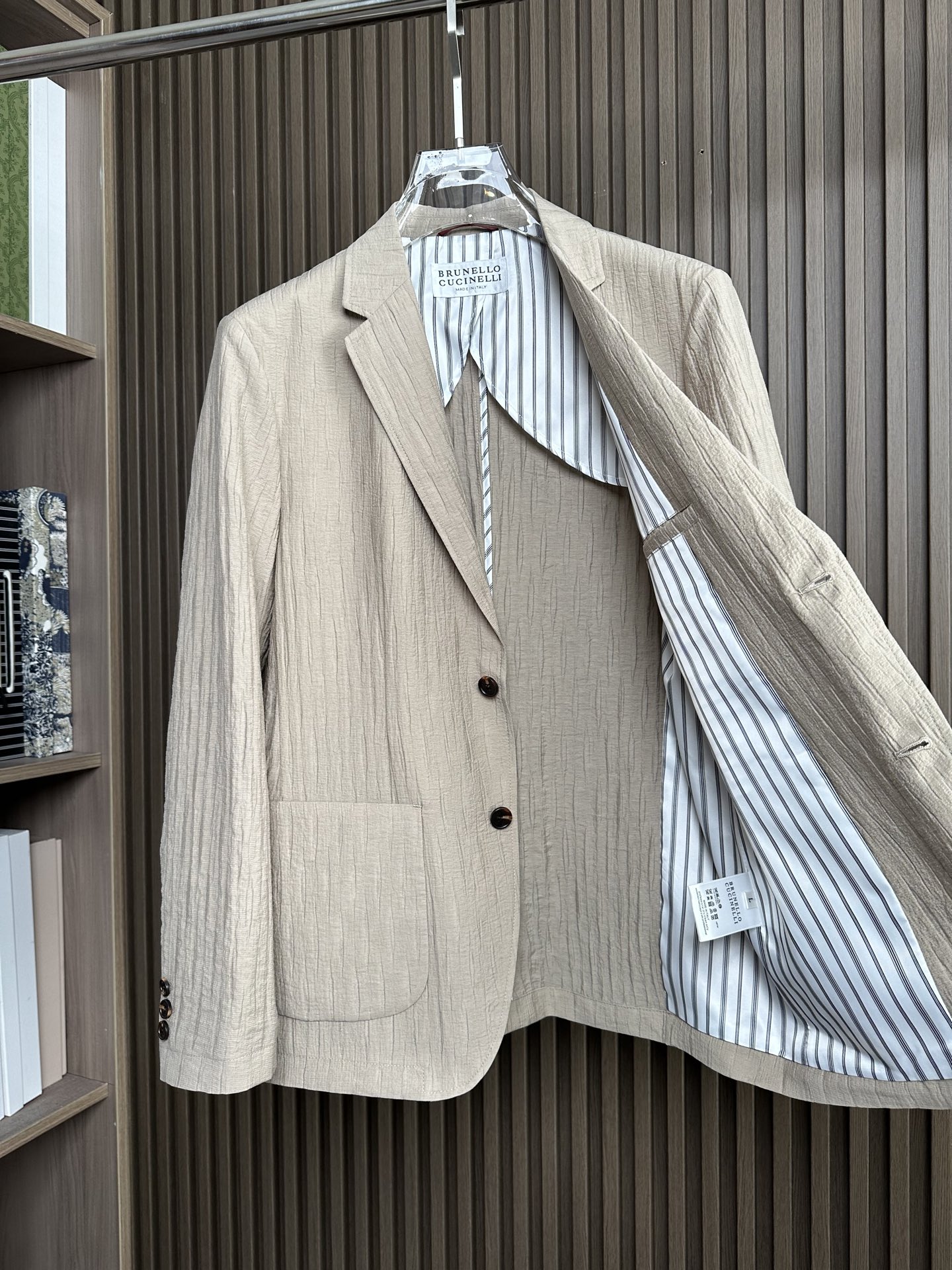 BC26ss春夏新款亚麻西服外套 休闲商务款 多种穿搭法，适合多种场合 面料选用进口天丝麻 顶级品质 工