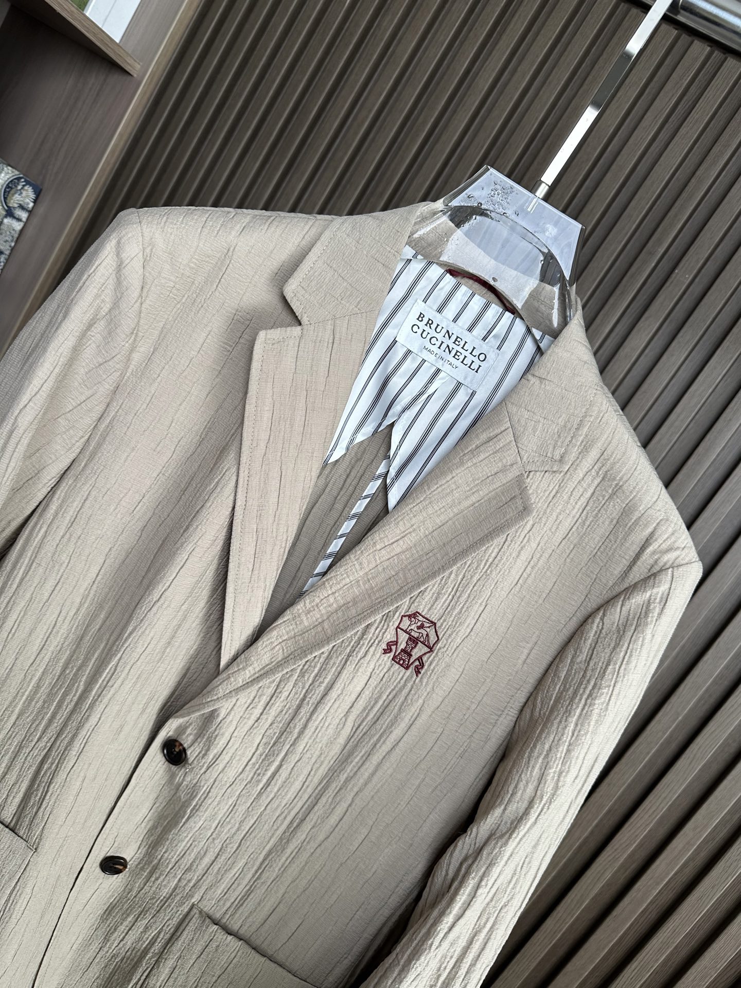 BC26ss春夏新款亚麻西服外套 休闲商务款 多种穿搭法，适合多种场合 面料选用进口天丝麻 顶级品质 工