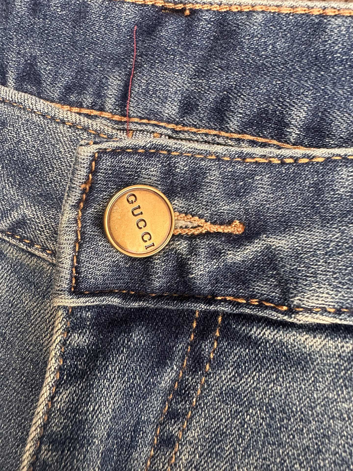 🔥GUCCI古奇26SS春夏新款五袋款牛仔裤，面料精选高弹牛仔面料 轻薄柔软舒适 定制高端五金 细节彰显