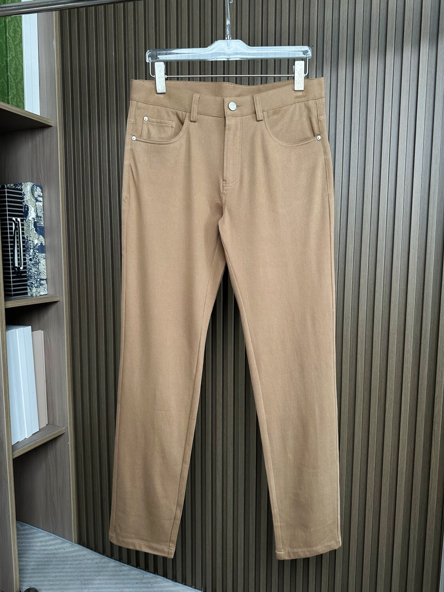 （深卡其～）Loro piana诺悠翩雅26SS早春新款五袋款休闲裤 面料精选斜纹高弹面料 柔软舒适 经