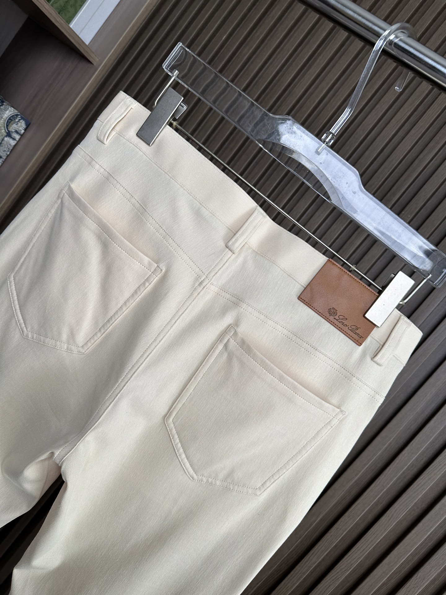 （杏色～）Loro piana诺悠翩雅26SS早春新款五袋款休闲裤 面料精选斜纹高弹面料 柔软舒适 经典