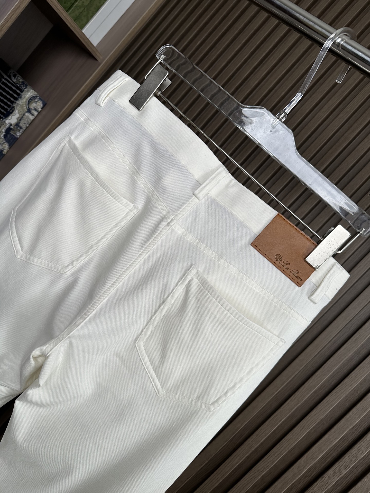 （白～）Loro piana诺悠翩雅26SS早春新款五袋款休闲裤 面料精选斜纹高弹面料 柔软舒适 经典百