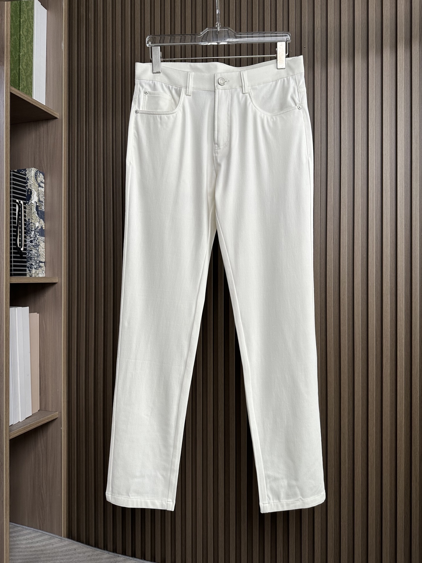 （白～）Loro piana诺悠翩雅26SS早春新款五袋款休闲裤 面料精选斜纹高弹面料 柔软舒适 经典百