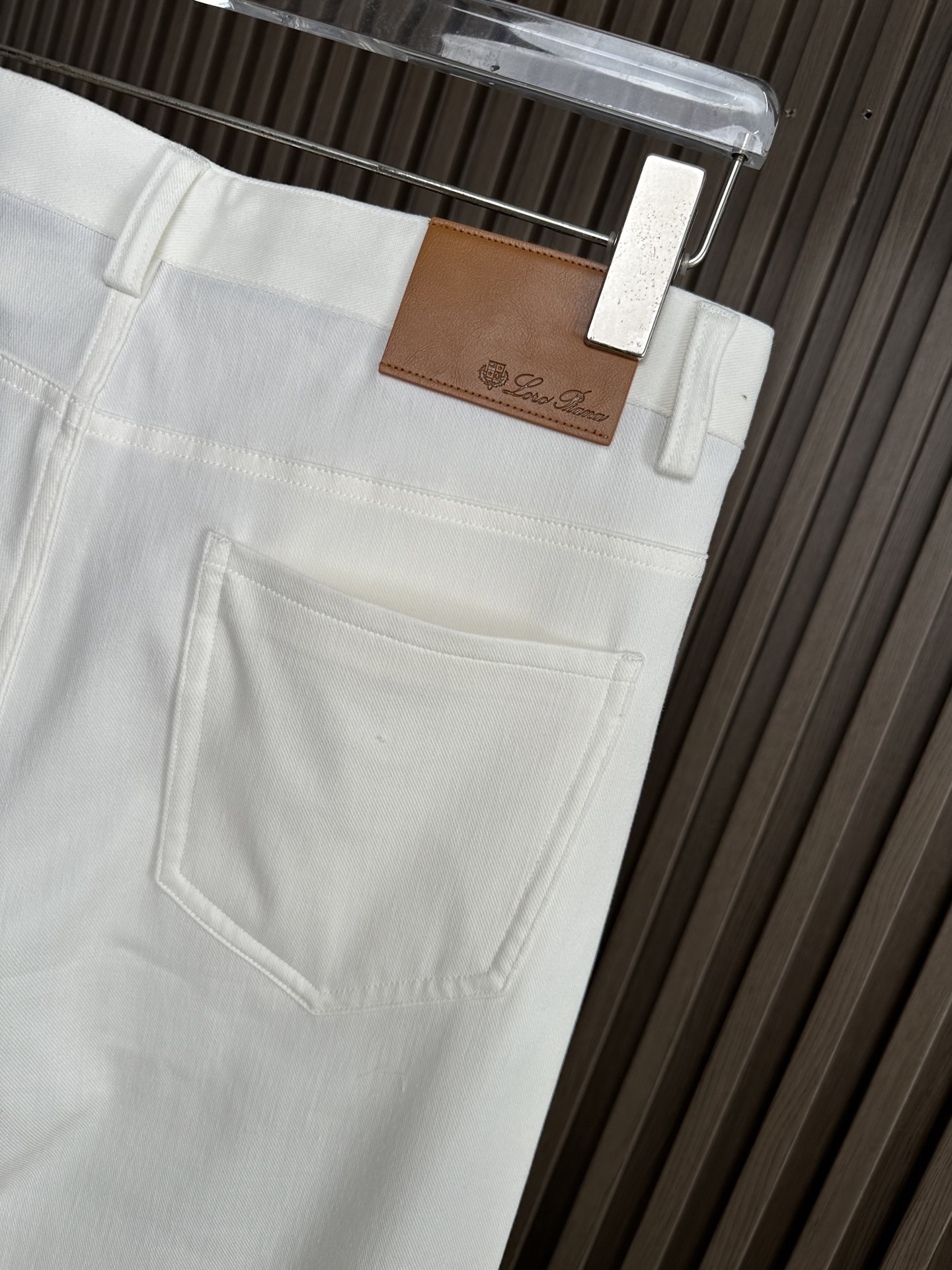 （白～）Loro piana诺悠翩雅26SS早春新款五袋款休闲裤 面料精选斜纹高弹面料 柔软舒适 经典百