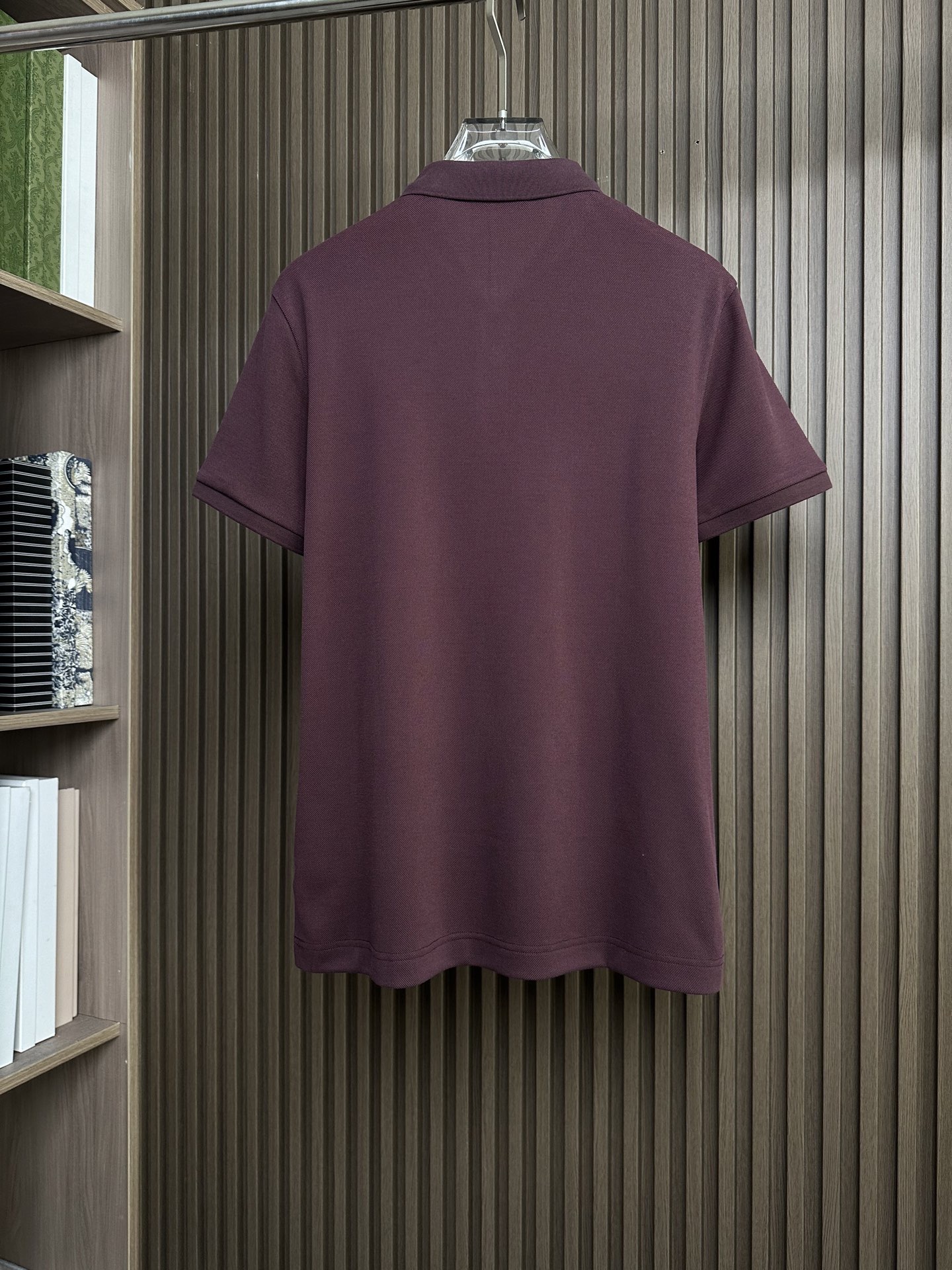 （酒红～）PD普拉达26SS春夏新款POLO
