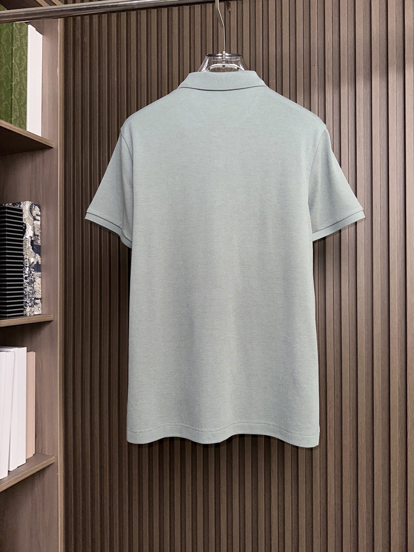 （豆绿色～～）PD普拉达26SS春夏新款POLO
