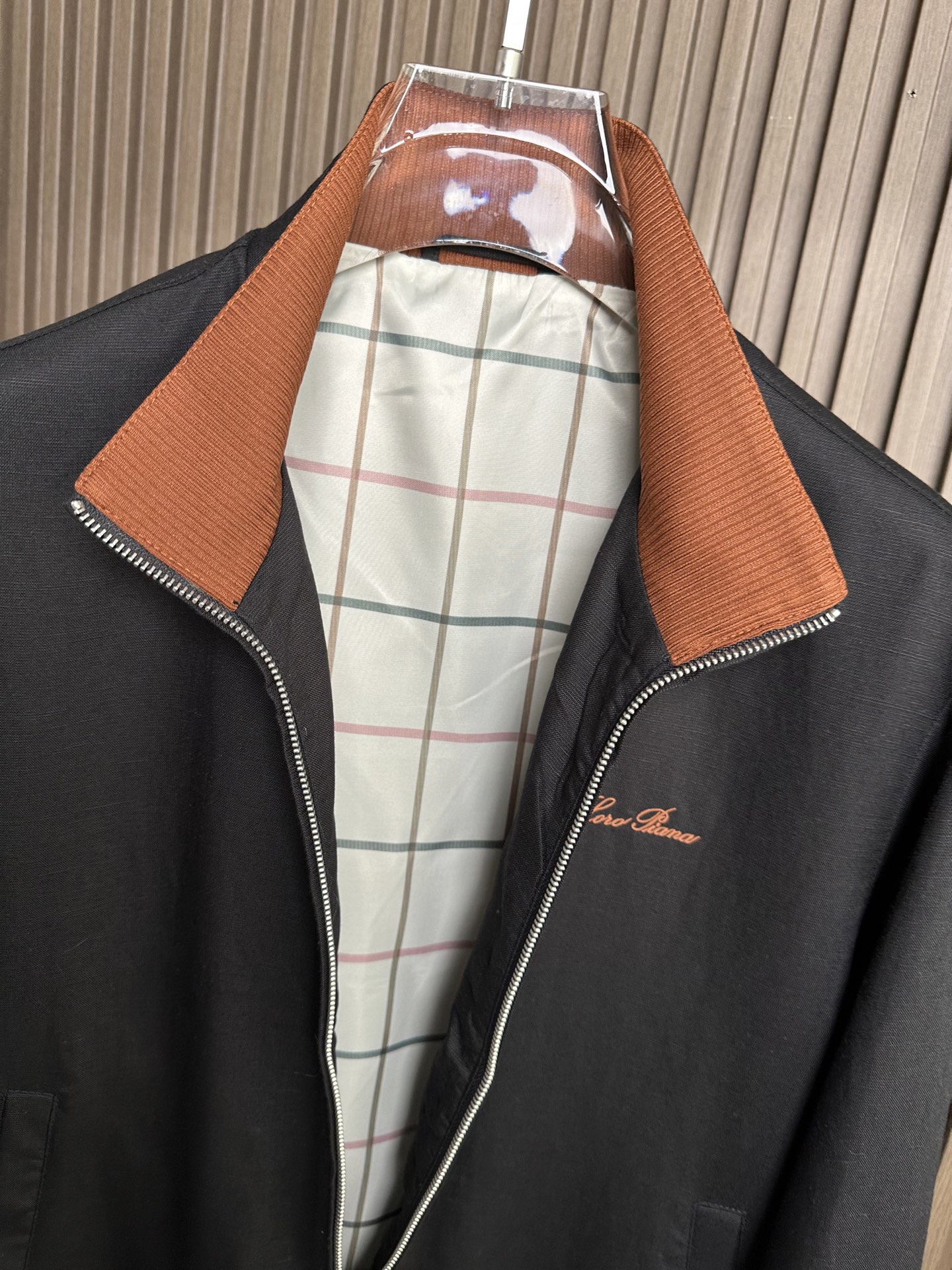 （黑～）早春新品Loro piana诺悠翩雅26SS轻奢立领夹克 | 把高级感穿在日常甄选高支面料，触感