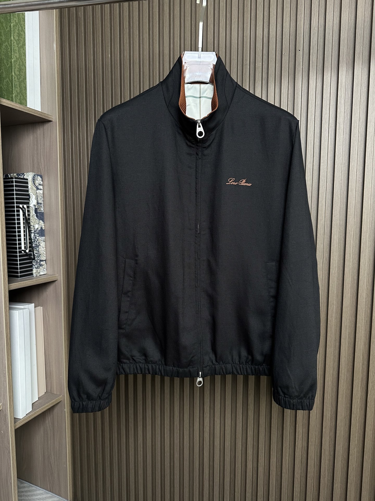 （黑～）早春新品Loro piana诺悠翩雅26SS轻奢立领夹克 | 把高级感穿在日常甄选高支面料，触感