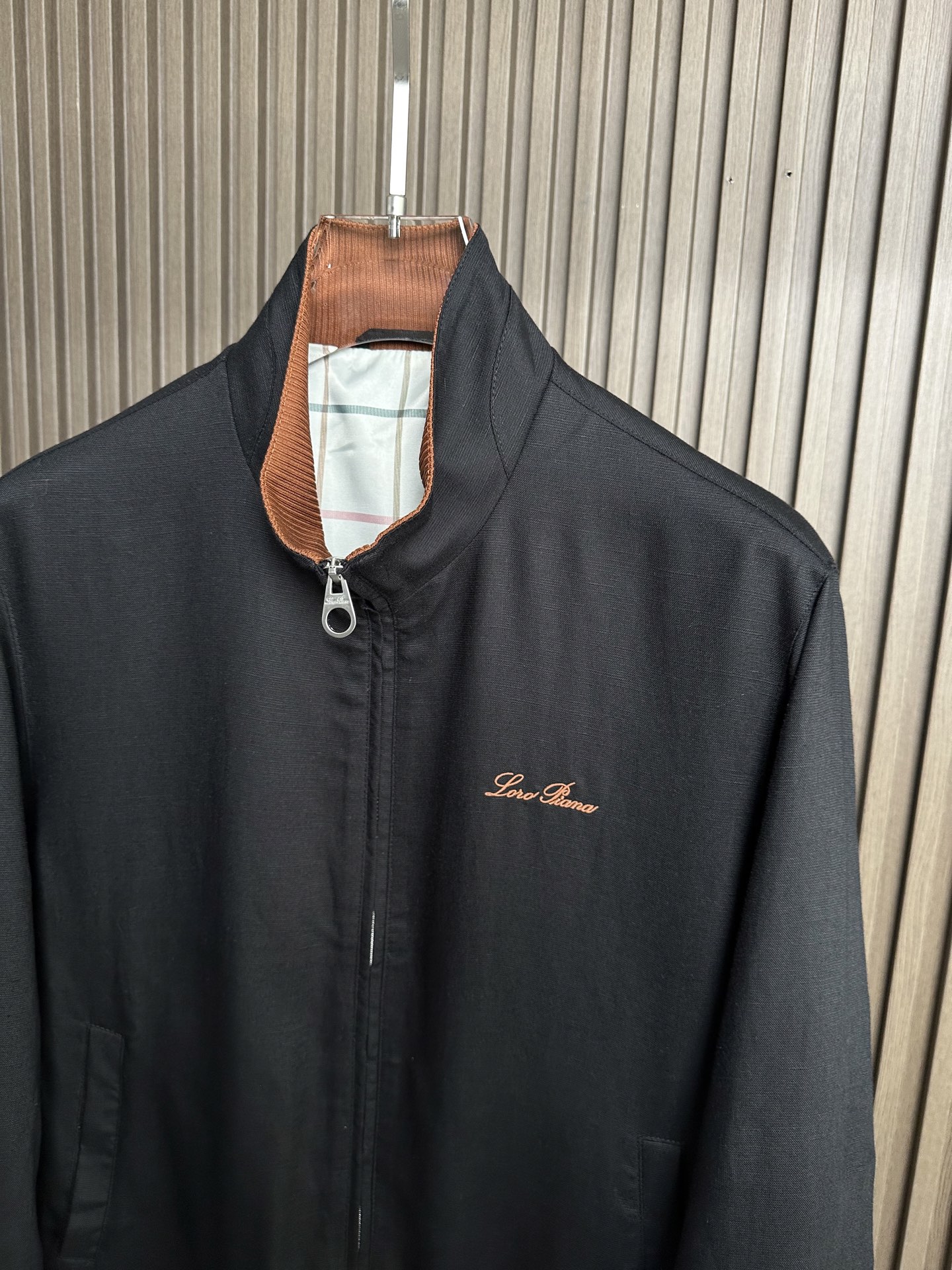 （黑～）早春新品Loro piana诺悠翩雅26SS轻奢立领夹克 | 把高级感穿在日常甄选高支面料，触感