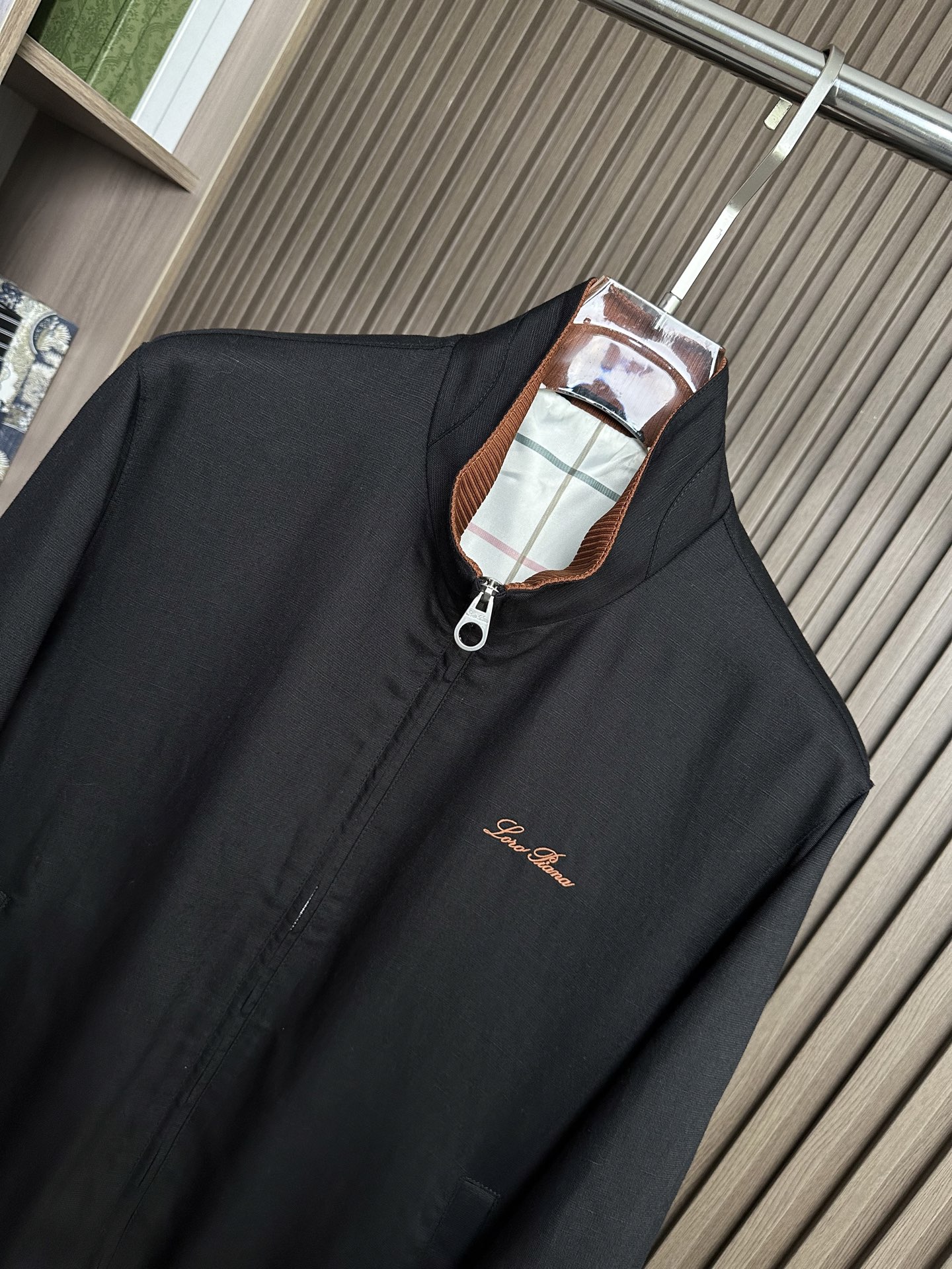 （黑～）早春新品Loro piana诺悠翩雅26SS轻奢立领夹克 | 把高级感穿在日常甄选高支面料，触感