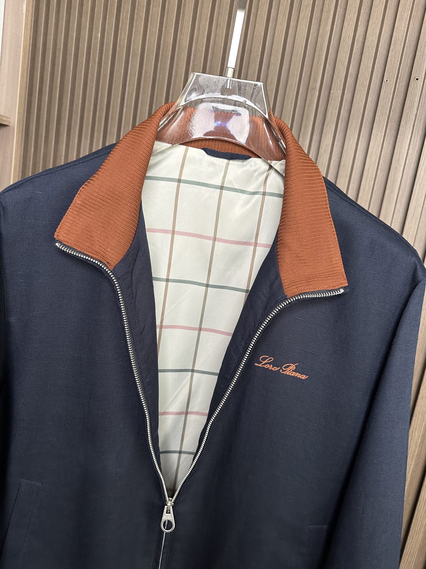 （藏蓝～）早春新品Loro piana诺悠翩雅26SS轻奢立领夹克 | 把高级感穿在日常甄选高支面料，触