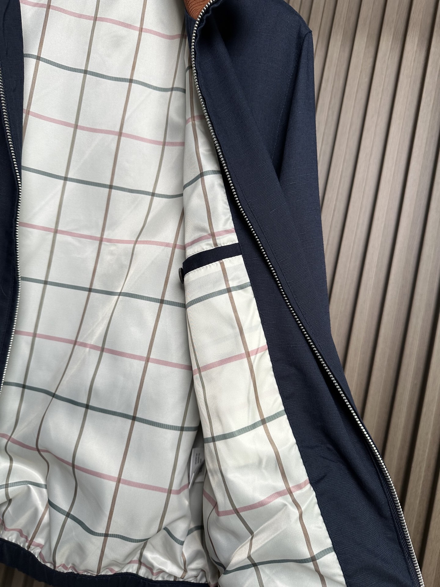 （藏蓝～）早春新品Loro piana诺悠翩雅26SS轻奢立领夹克 | 把高级感穿在日常甄选高支面料，触