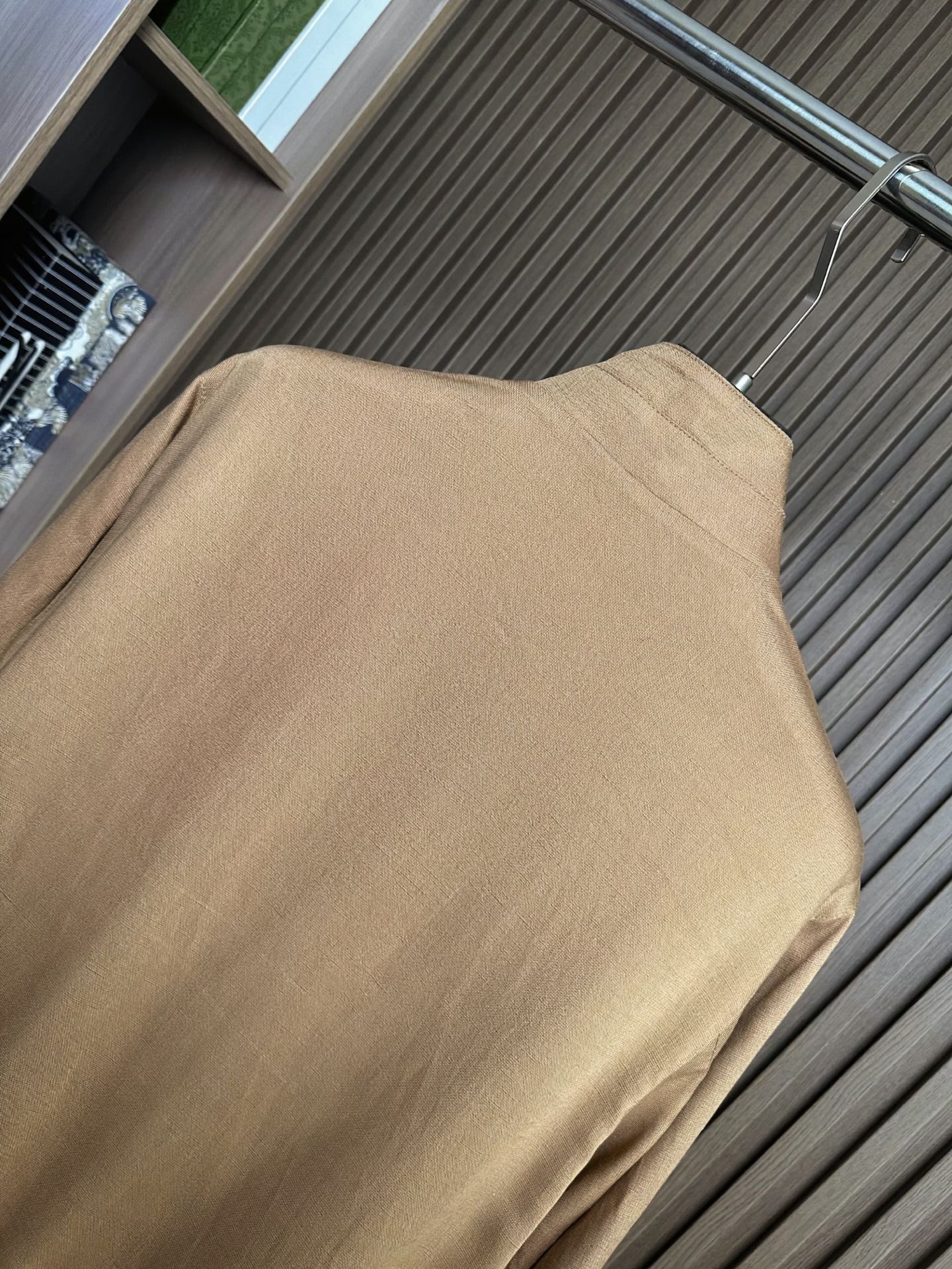 （卡其～）早春新品Loro piana诺悠翩雅26SS轻奢立领夹克 | 把高级感穿在日常甄选高支面料，触