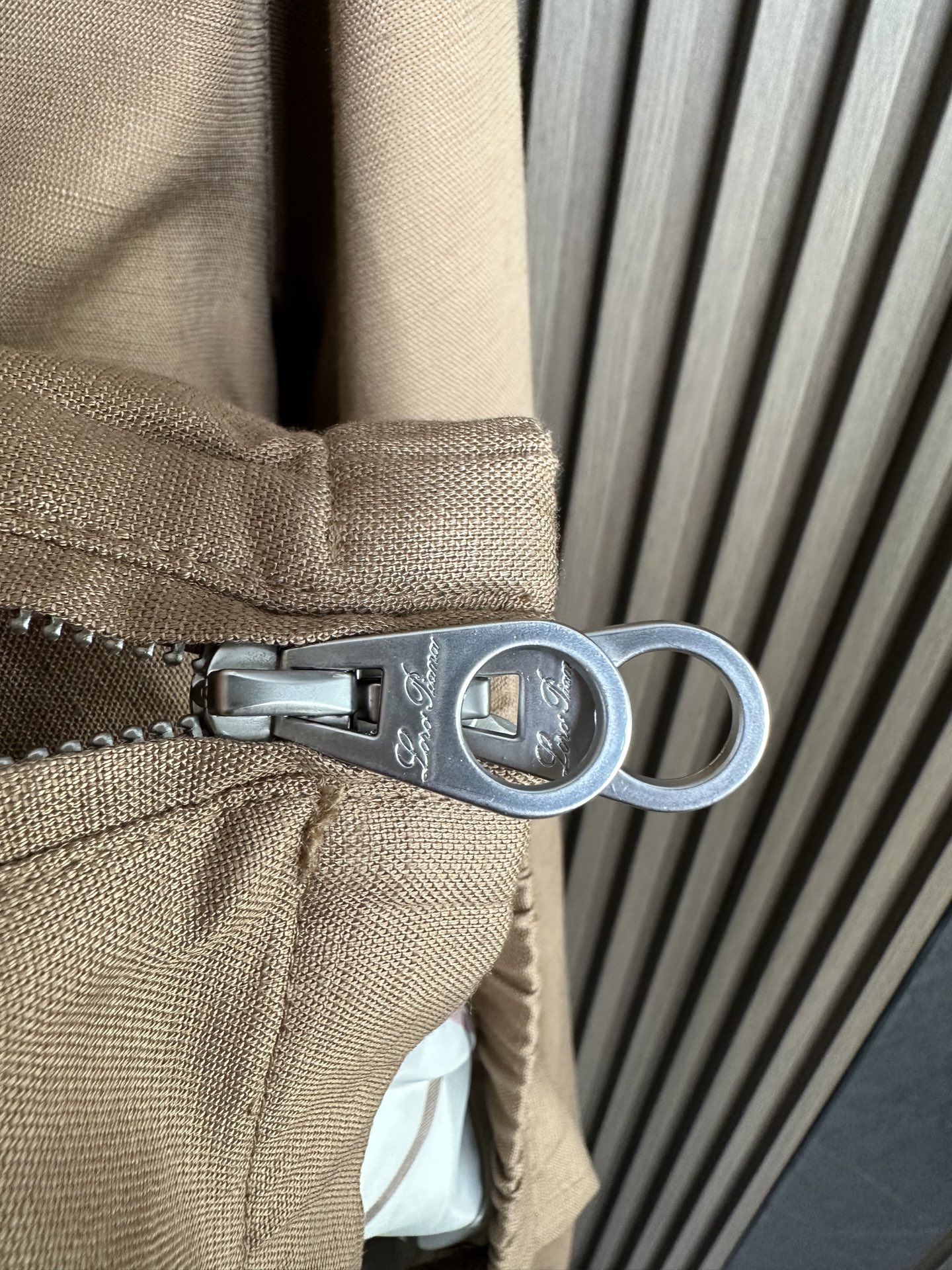 （卡其～）早春新品Loro piana诺悠翩雅26SS轻奢立领夹克 | 把高级感穿在日常甄选高支面料，触