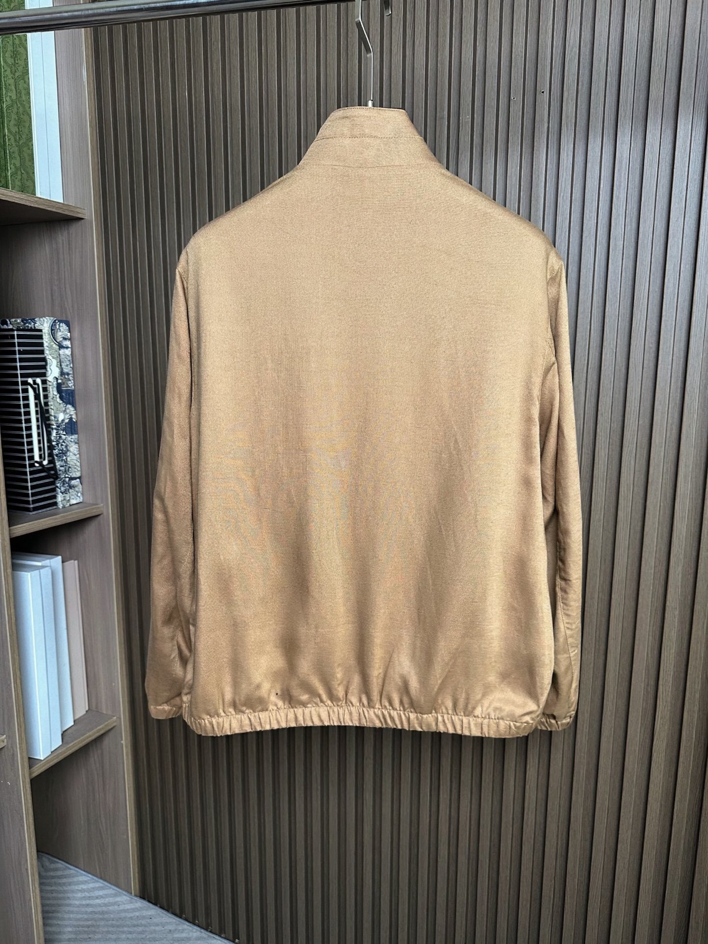 （卡其～）早春新品Loro piana诺悠翩雅26SS轻奢立领夹克 | 把高级感穿在日常甄选高支面料，触