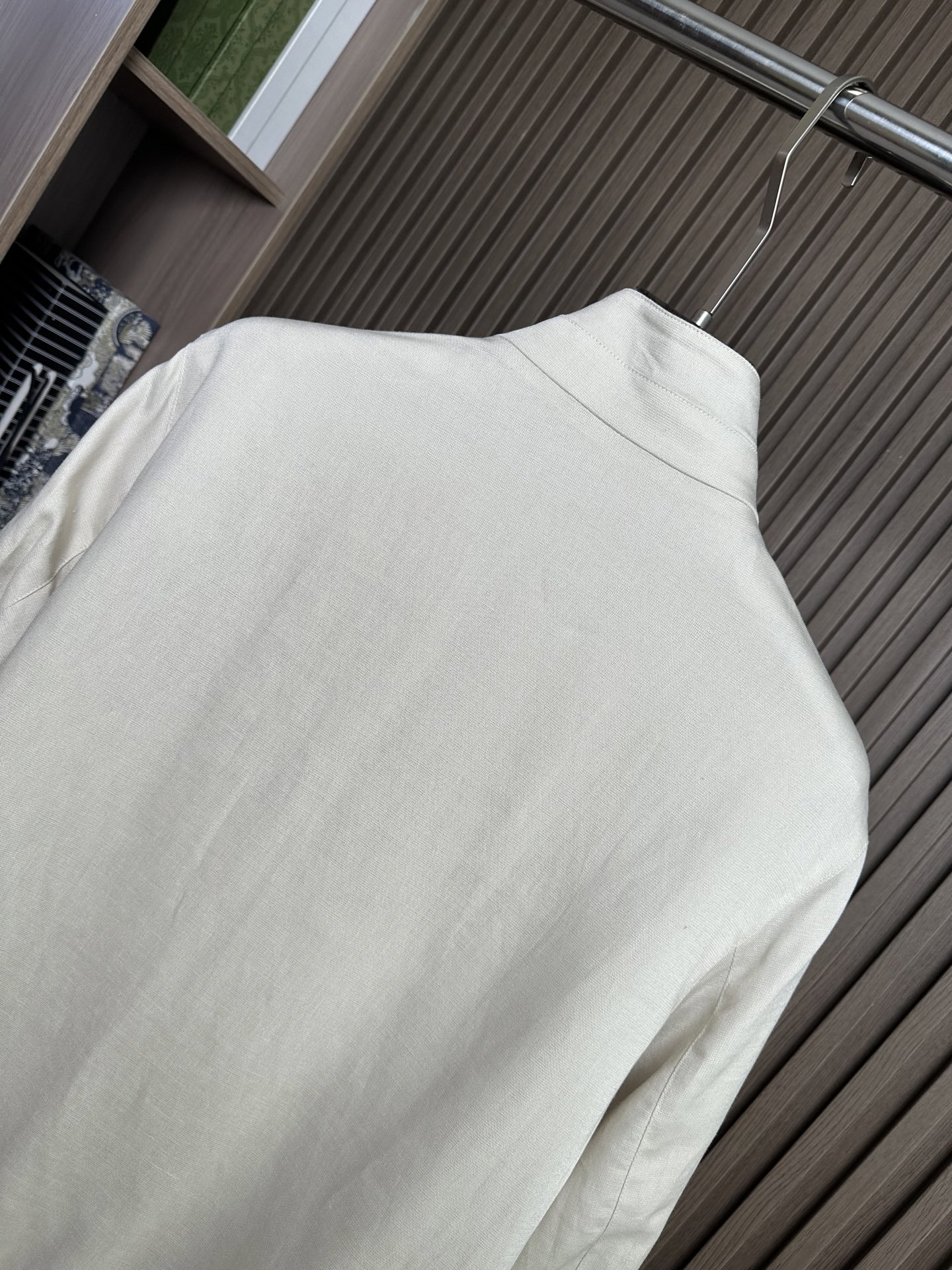 （米色～）早春新品Loro piana诺悠翩雅26SS轻奢立领夹克 | 把高级感穿在日常甄选高支面料，触