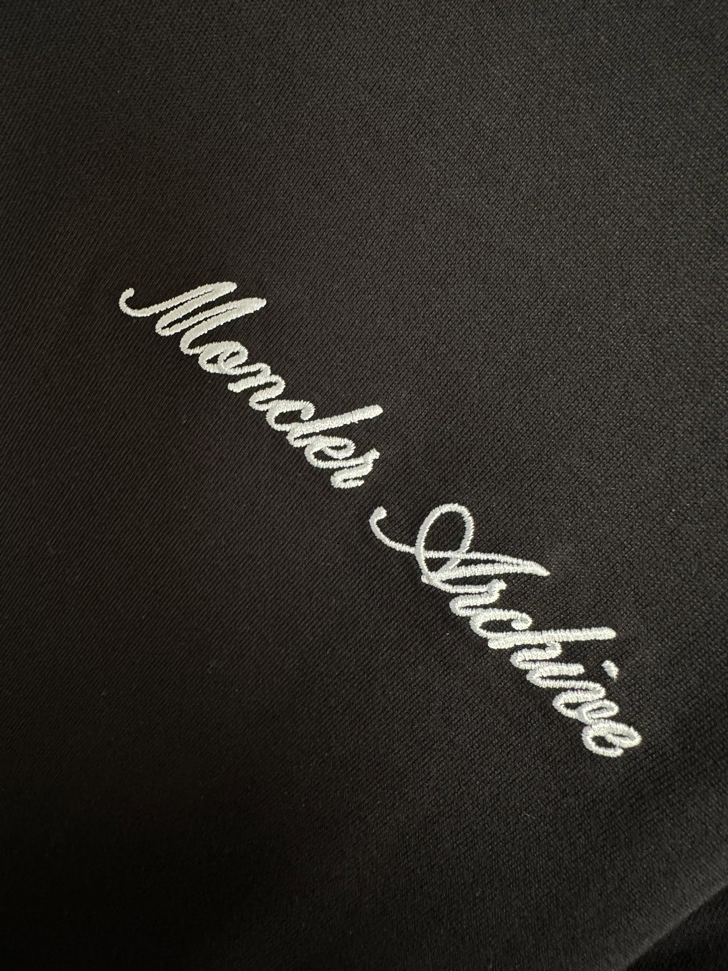 150. MONCLER2026春夏短袖（领口拼接棕色🏾双层设计） MONCLER这款短袖面料采用32支