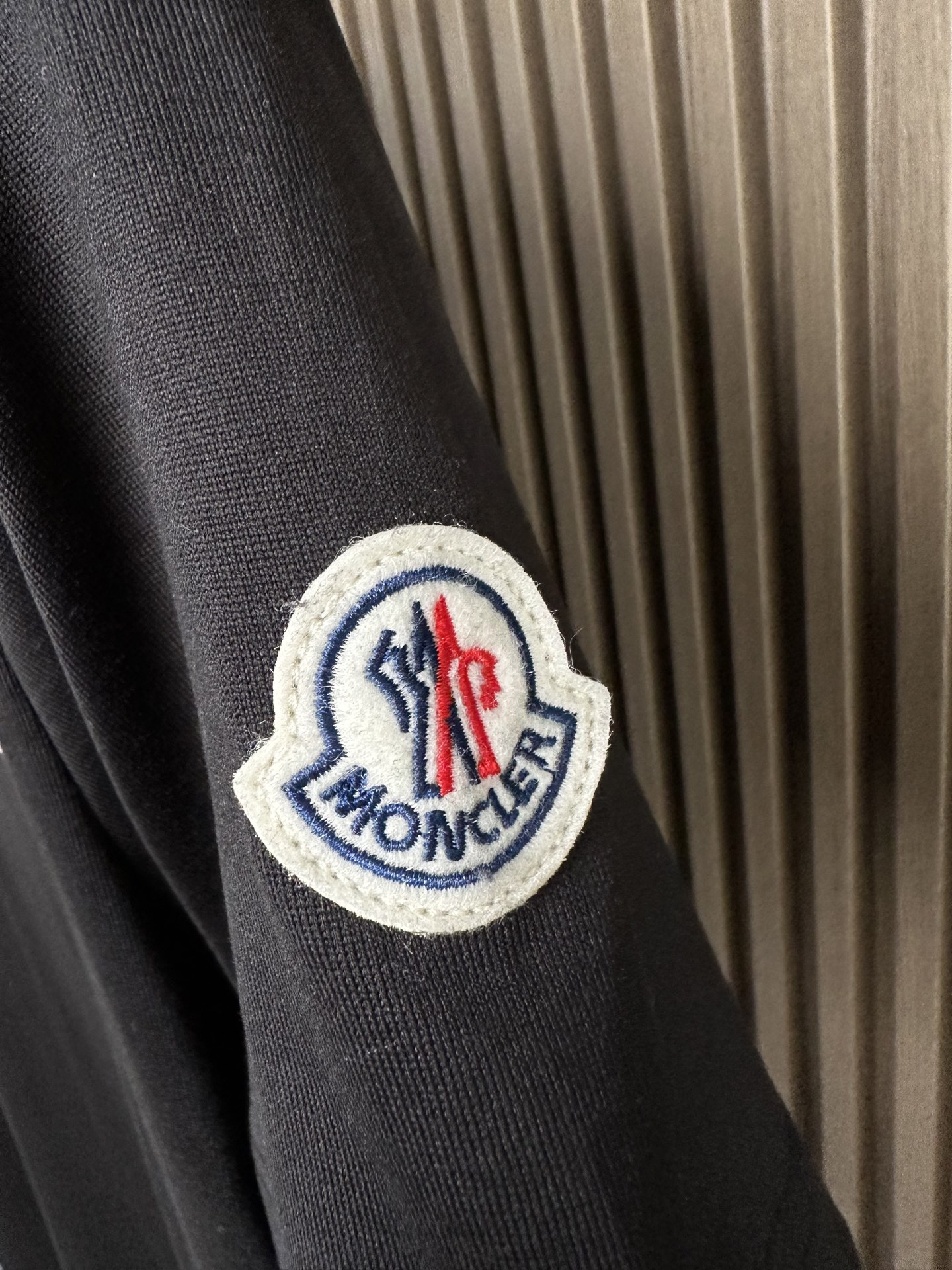150. MONCLER2026春夏短袖（领口拼接棕色🏾双层设计） MONCLER这款短袖面料采用32支