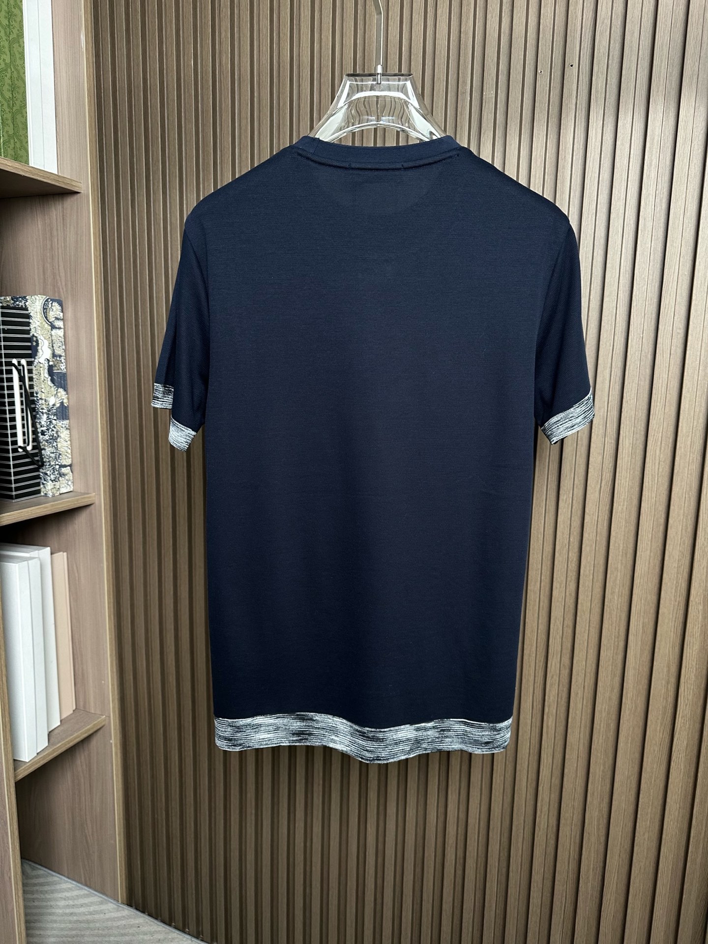 （藏蓝～）Loro piana 诺悠翩雅26SS春夏新款短袖 原版定制 面料选用双股丝光长绒棉 轻薄透气