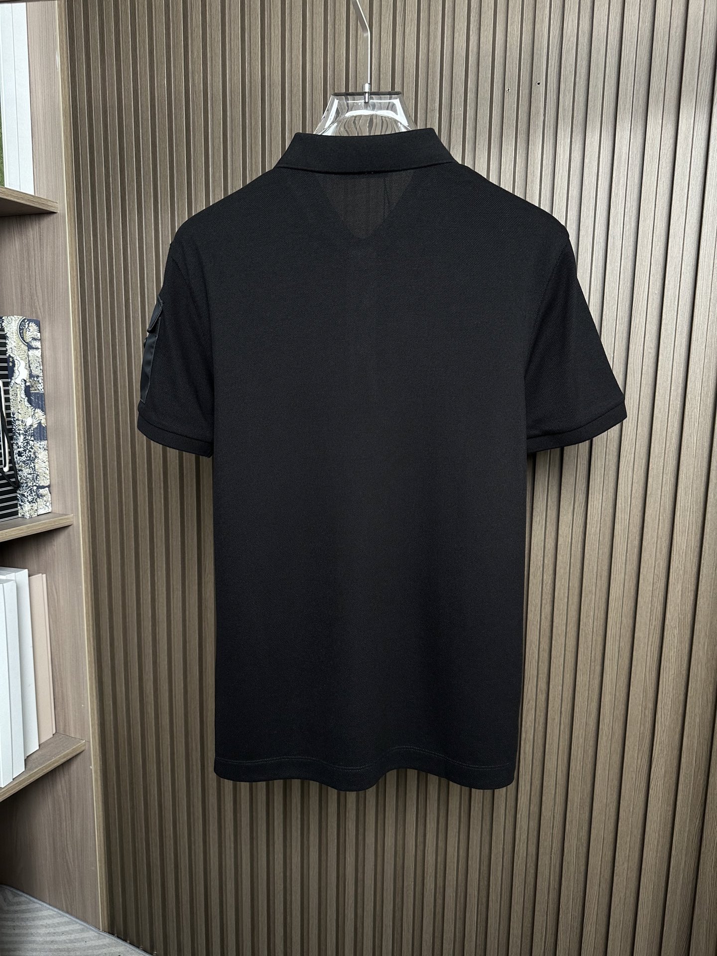 🔥（黑色～）PRADA普拉达26SS春夏新款，顶级爆款 玛雅系列POLO短袖 经典百搭 纯棉面料 舒适透