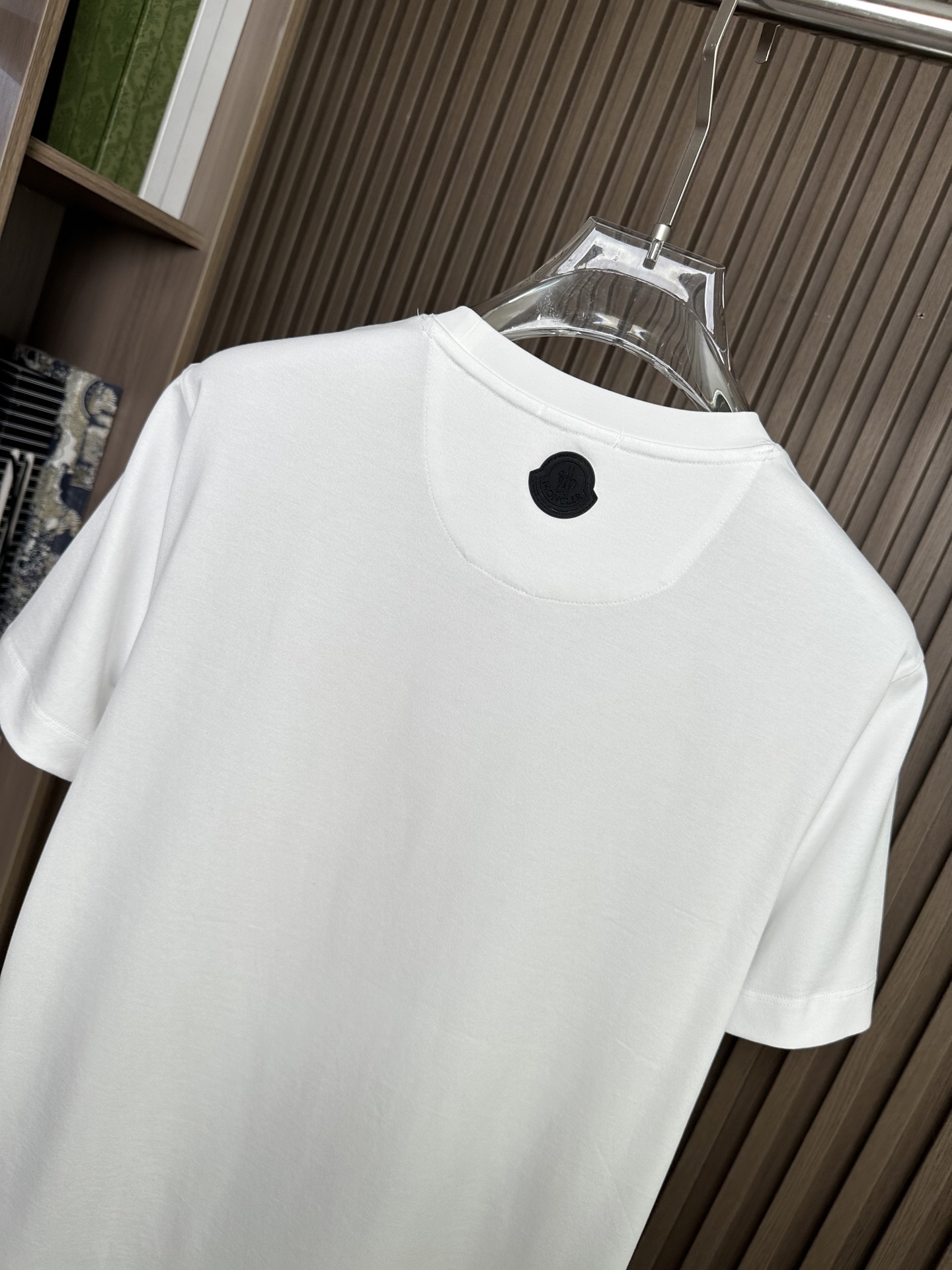 （白～）🔥MON蒙口男士时装款圆领短袖T恤，26SS春夏新品，超火爆人气单品！极符合M家美学基调的一款T
