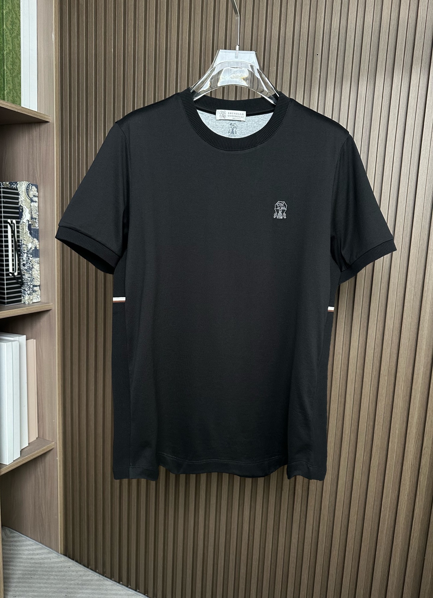 （黑～）🔥BC家男士时装款圆领短袖T恤，26SS春夏新品，超火爆人气单品！极符合M家美学基调的一款T恤，