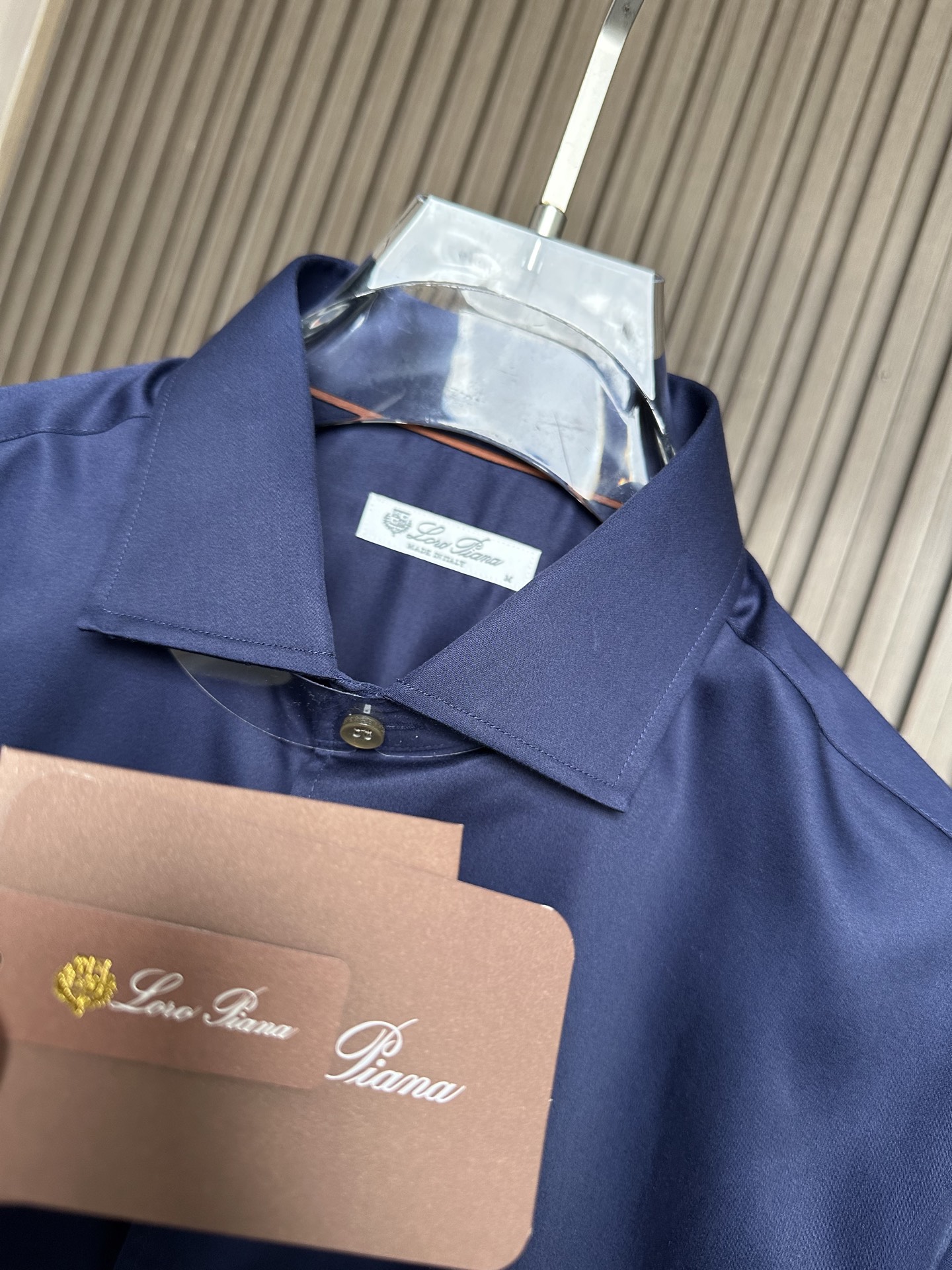 🔥🔥（藏蓝～）loro Piana诺悠翩雅26SS春夏新款，高端单品衬衫，X精品商务男士衬衫！一如既往的