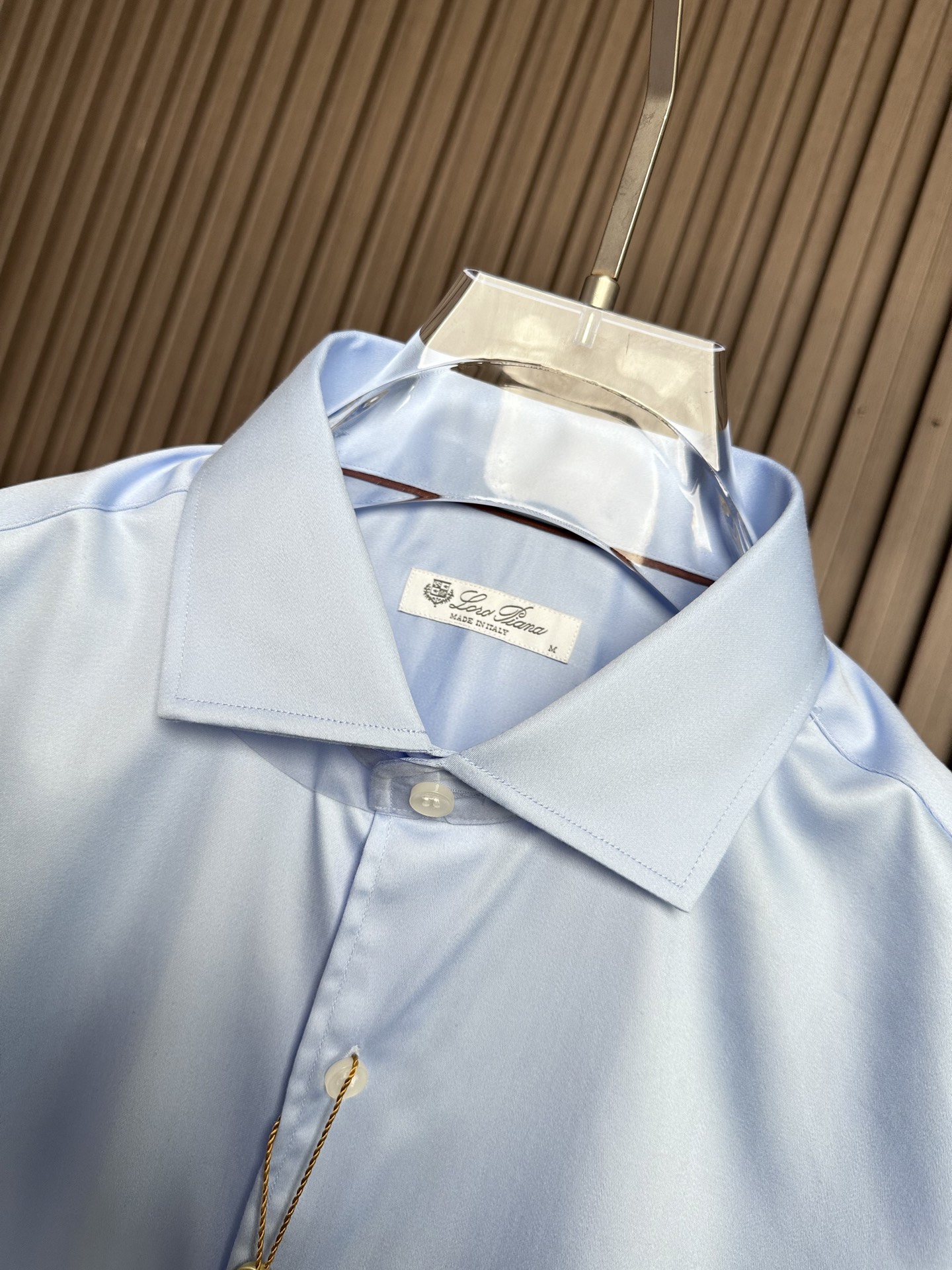 🔥🔥（浅蓝～）loro Piana诺悠翩雅26SS春夏新款，高端单品衬衫，X精品商务男士衬衫！一如既往的
