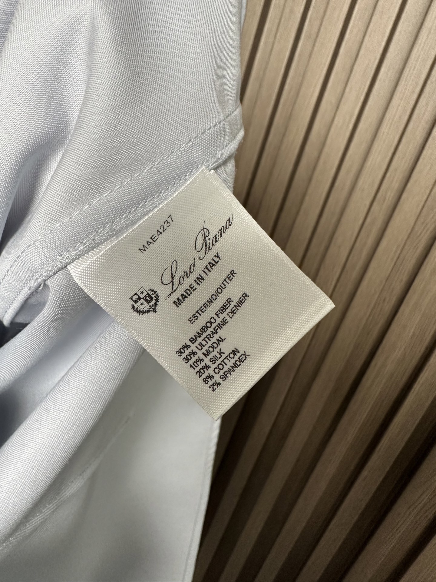 🔥🔥（浅灰～）loro Piana诺悠翩雅26SS春夏新款，高端单品衬衫，X精品商务男士衬衫！一如既往的