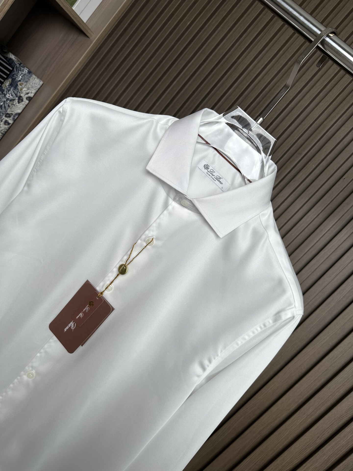 🔥🔥（白～）loro Piana诺悠翩雅26SS春夏新款，高端单品衬衫，X精品商务男士衬衫！一如既往的好
