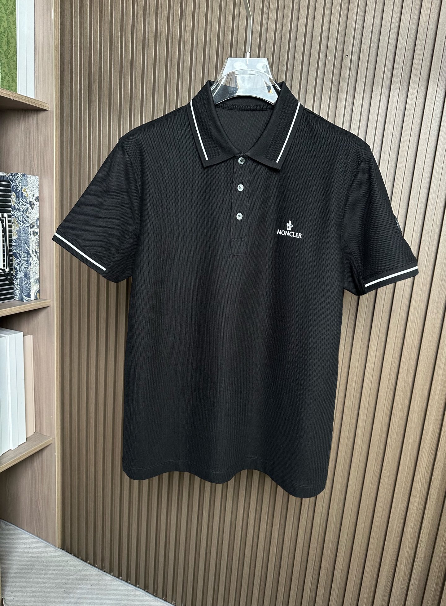 몽클레어 로고 자수 프린트 폴로셔츠 23514 Moncler T Shirt