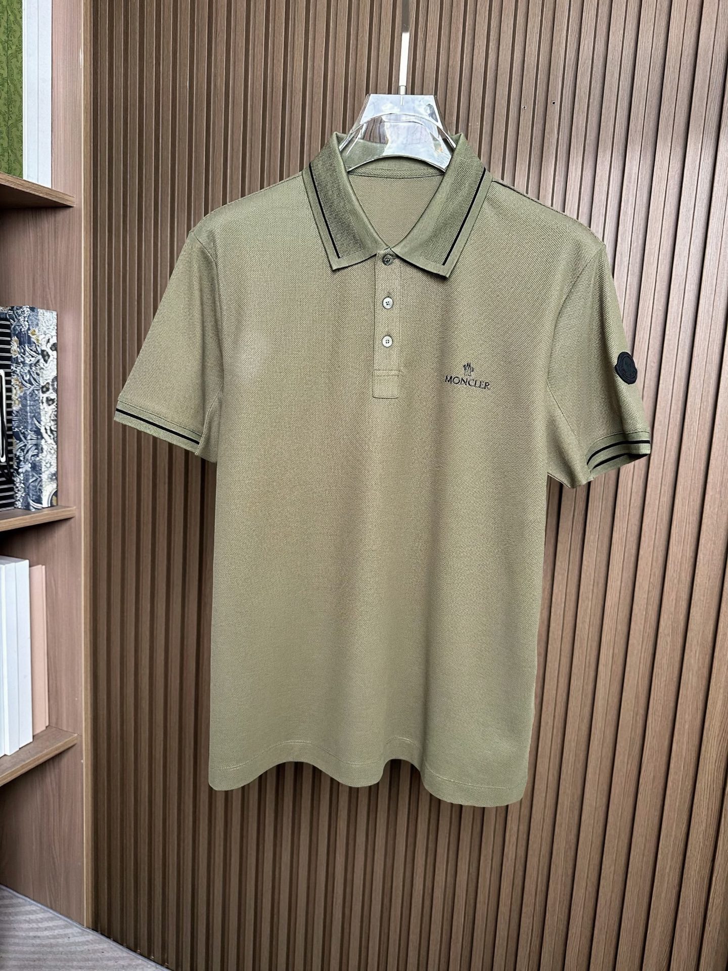 몽클레어 로고 자수 프린트 폴로셔츠 23515 Moncler T Shirt