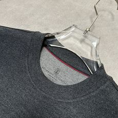 (灰色~)Brunello Cucinelli26秋冬爆款打底衫 Brunello Cucinelli男士简约 (灰色~)Brunello Cucinelli26秋冬爆款打底衫 Brunello Cucinelli男士简约