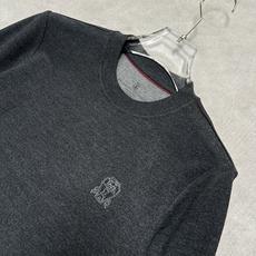 (灰色~)Brunello Cucinelli26秋冬爆款打底衫 Brunello Cucinelli男士简约 (灰色~)Brunello Cucinelli26秋冬爆款打底衫 Brunello Cucinelli男士简约